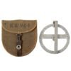 Original German WWII Artillery Protractor KW140 in Original Carrying Case by Wichmann - Dated 1938