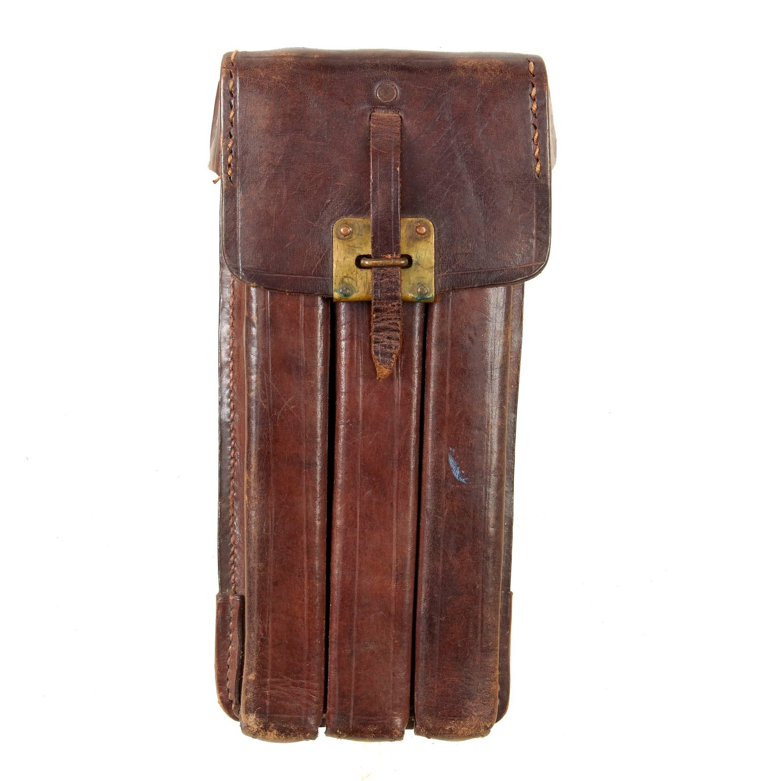 Original German WWII MP28 SMG Magazine Pouch by Otto Sindel of Berlin - Dated 1935