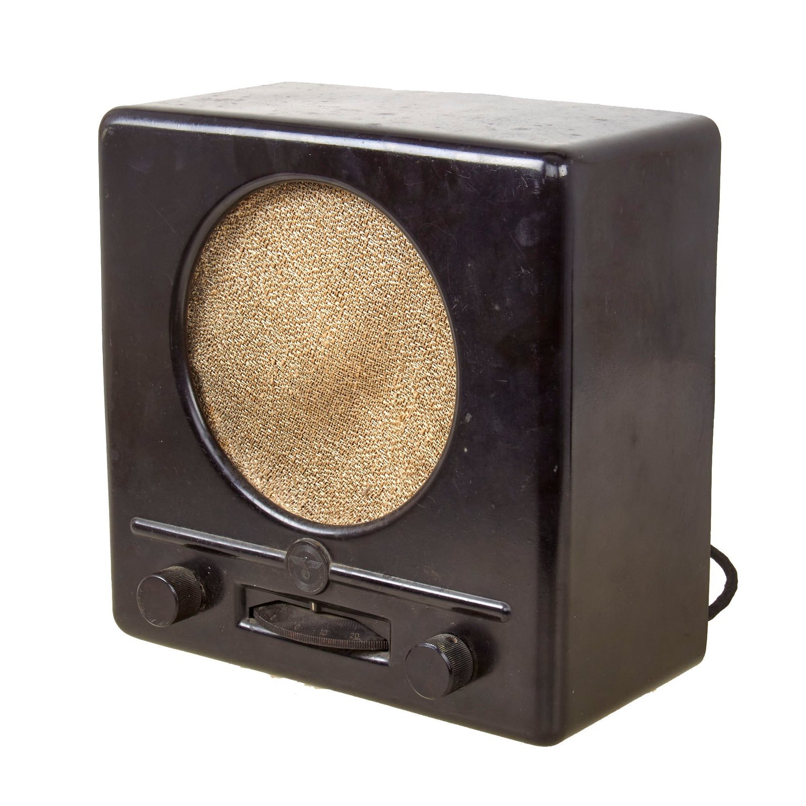 Original German WWII 1938 Kleinempfänger DKE 38 Radio by Ernst Mästling - Serial 201527