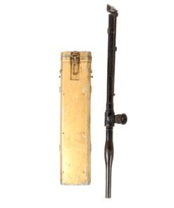 Original Imperial Japanese WWII 5x10 Degrees Toko Type 93 50mm Telescopic Trench Periscope With Handle and Repainted Case