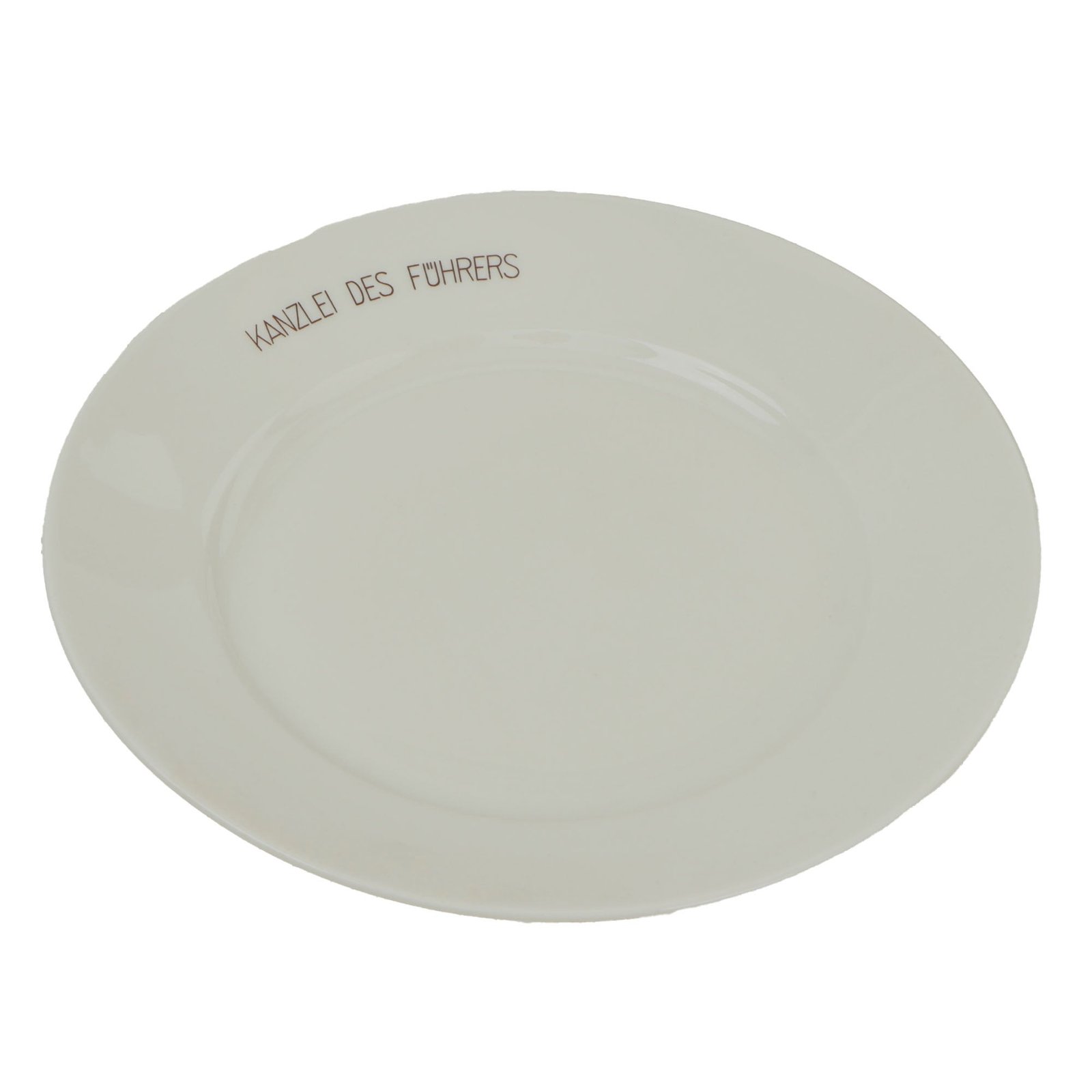 Original German WWII Kanzlei des Führers Adolf Private Chancellery Porcelain Plate by Johann Seltmann