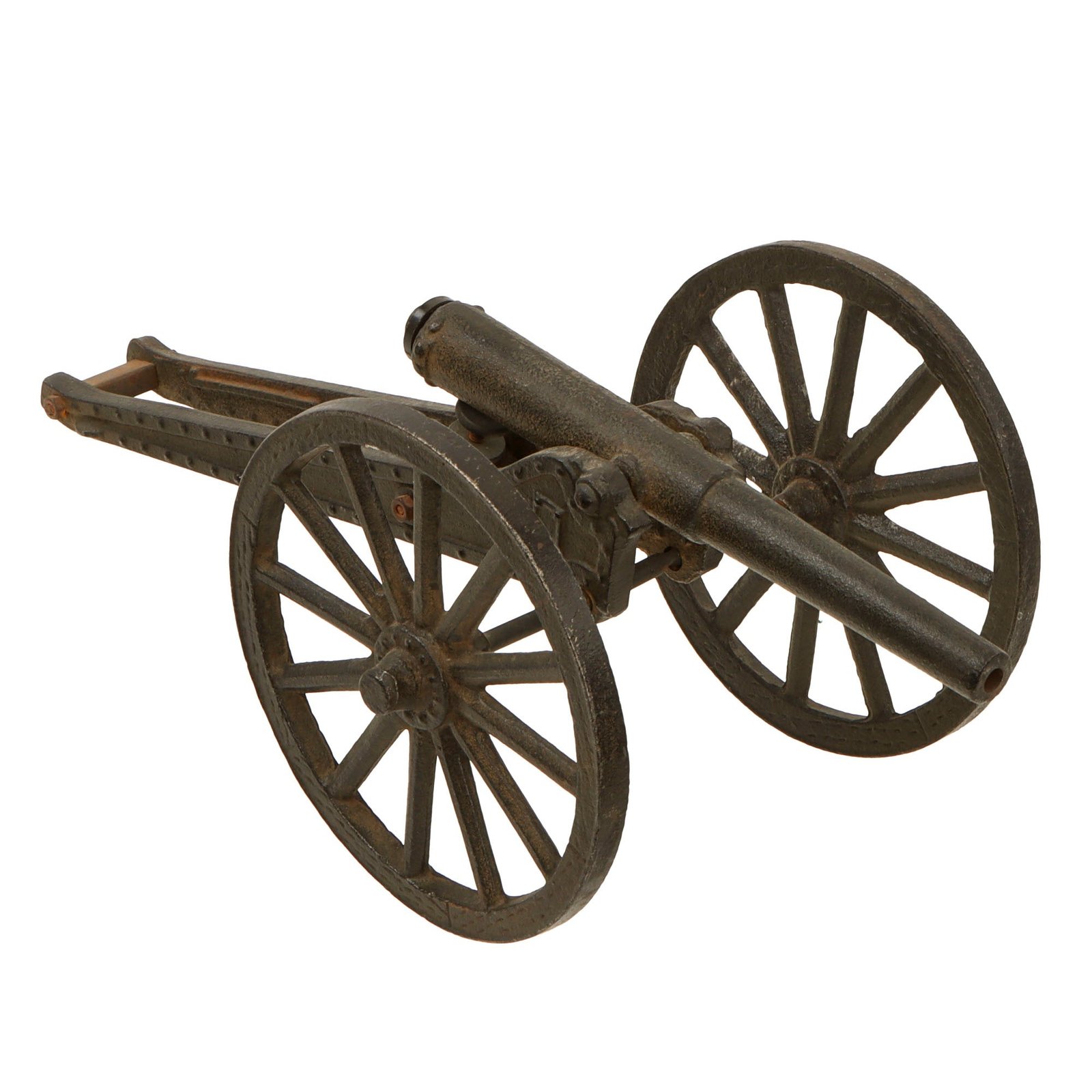 Original Imperial German Pre-WWI Model Krupp 9 cm Kanone C/73 Field Gun - Cast Iron