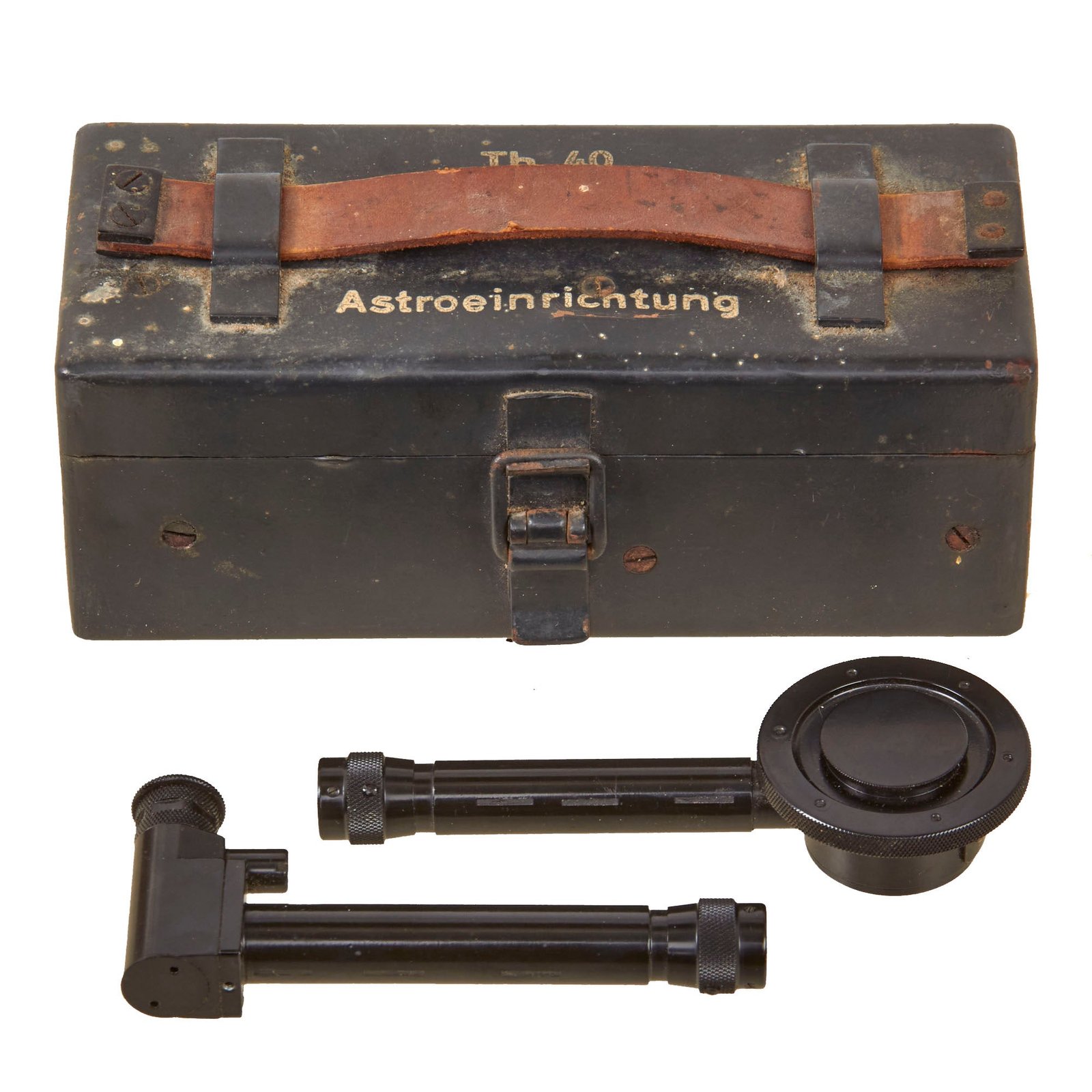Original German WWII Th. 40 Astroeinrichtung “Astronomical Equipment” Device in Original Case - Waffenamt Stamped