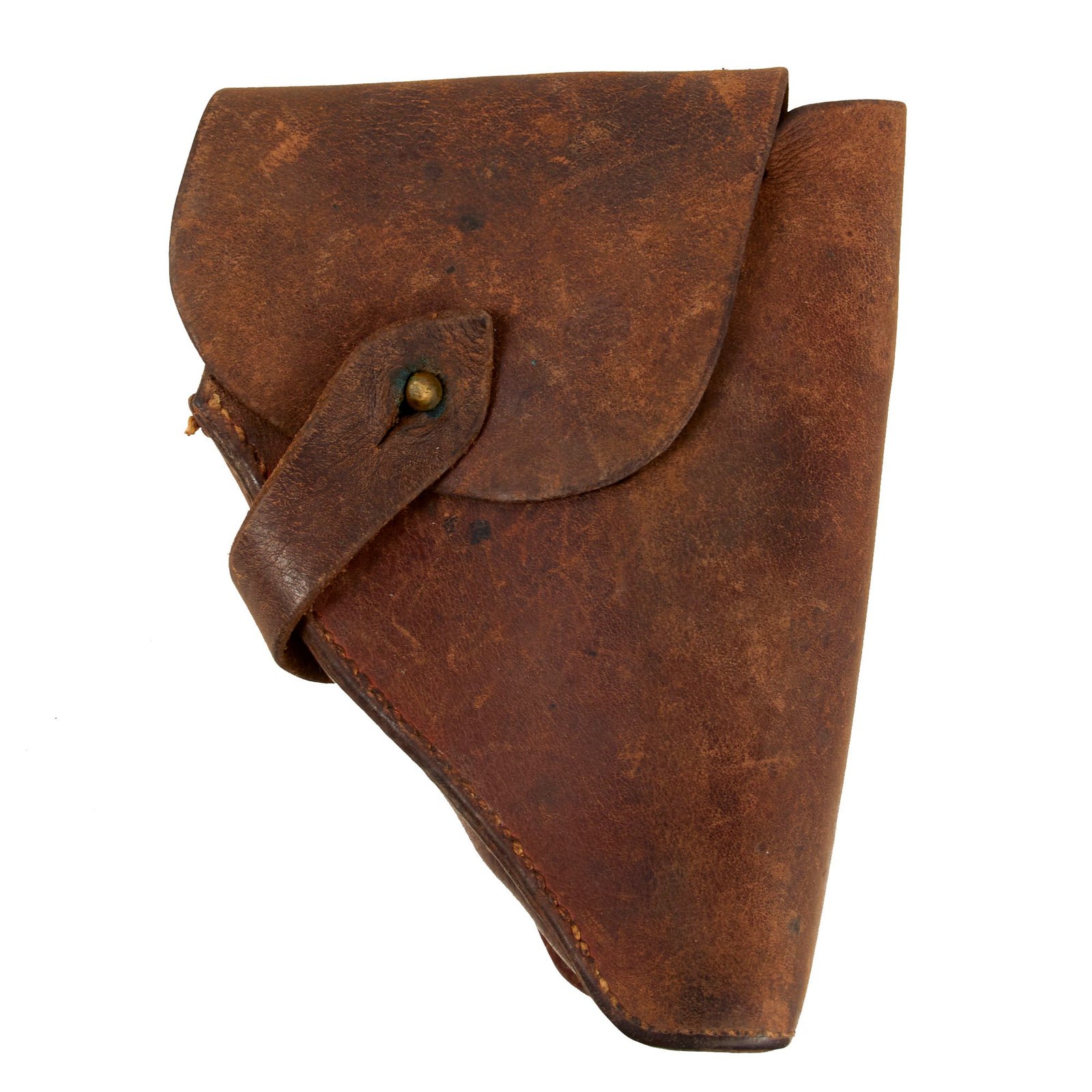 Original Japanese WWII Imperial Navy Two Barrel Type 90 Flare Signal Pistol Holster - Rare