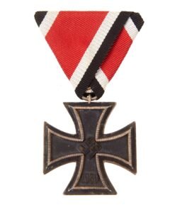 Original German WWII Wehrmacht Iron Cross 2nd Class 1939 with Austrian Style Ribbon - Unmarked - EKII