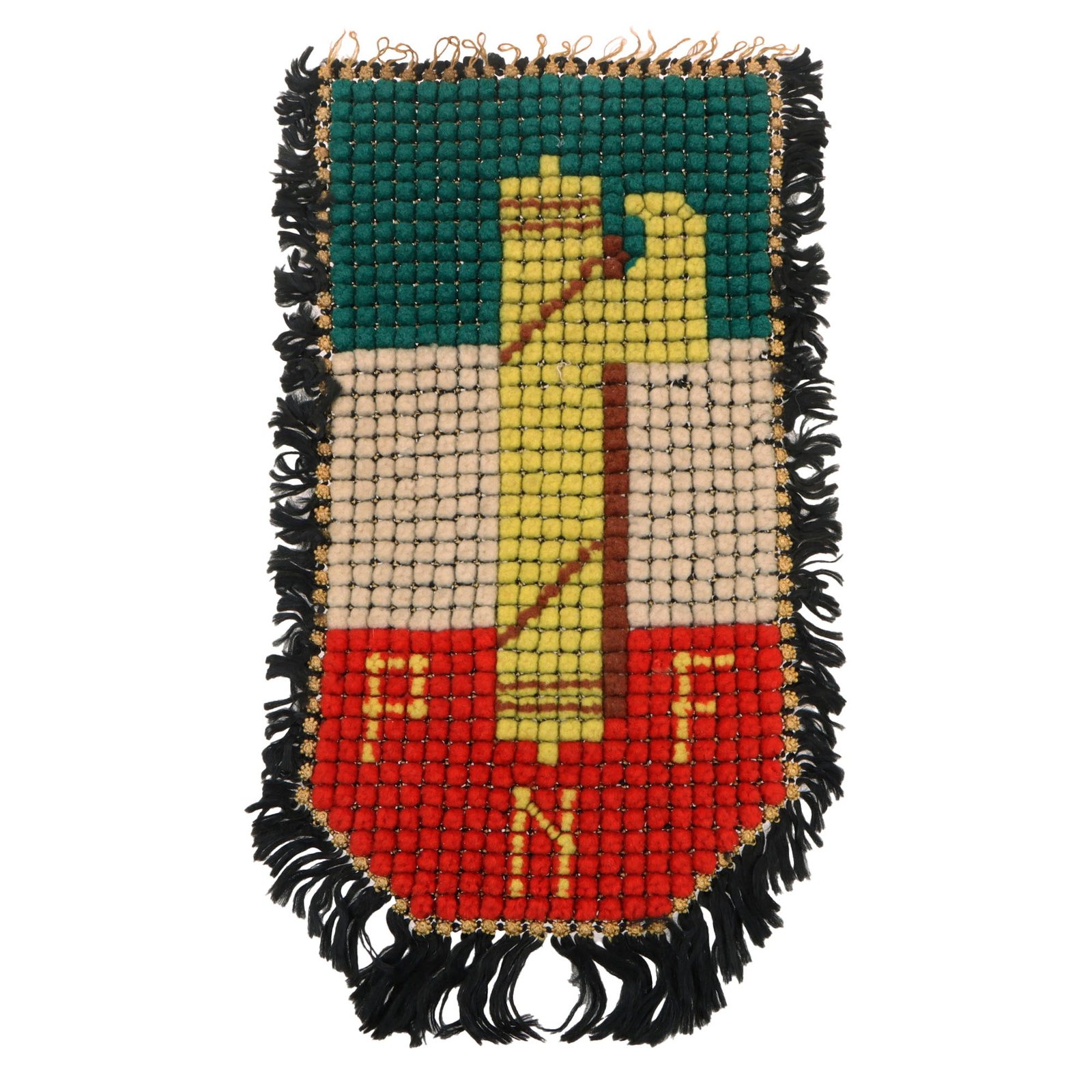 Original Italian WWII Partito Nazionale Fascista PNF Fascist Embroidered Banner