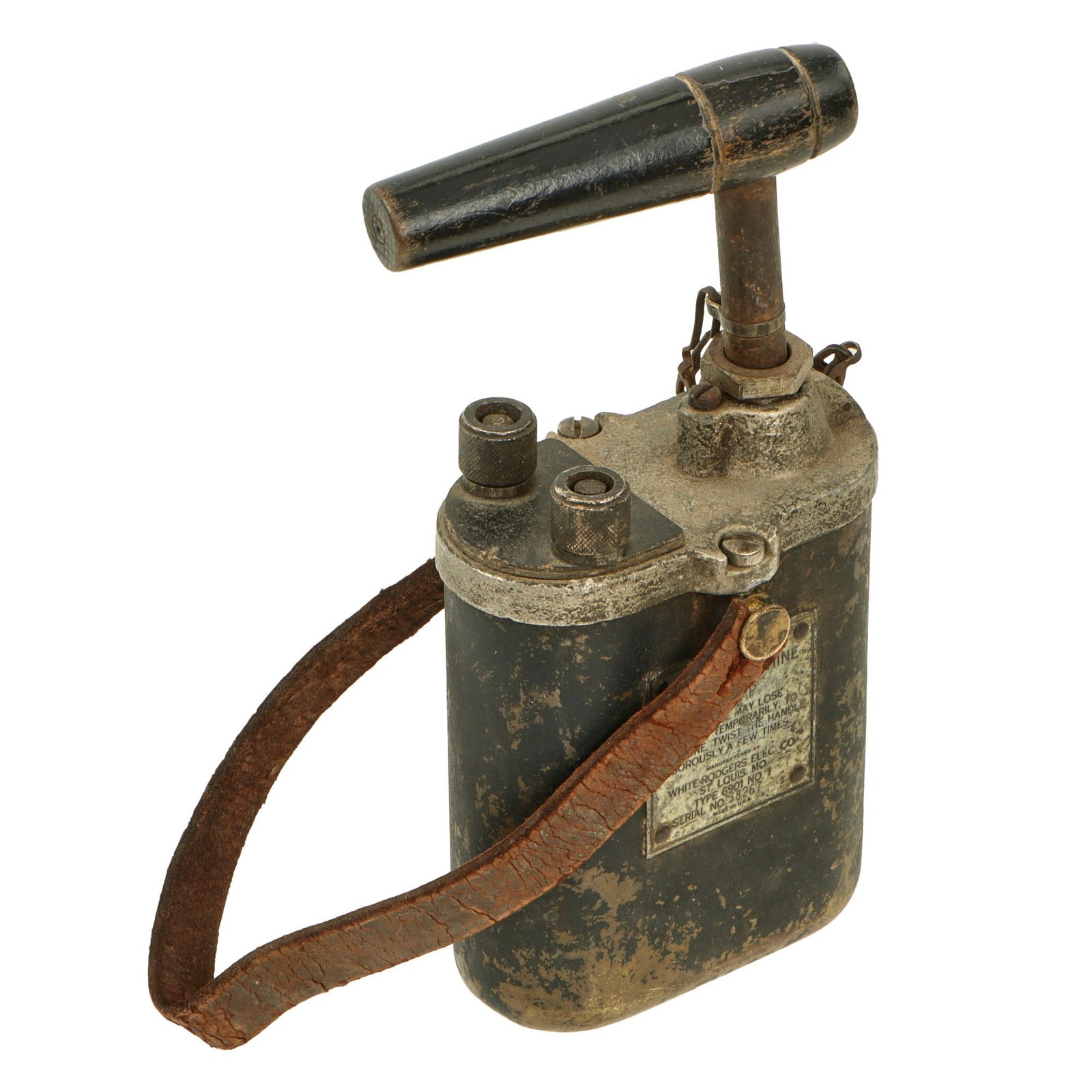 Original U.S. WWII D-Day Army 10 Cap Blasting Machine by White-Rodgers Electric Co. - Demolition Team