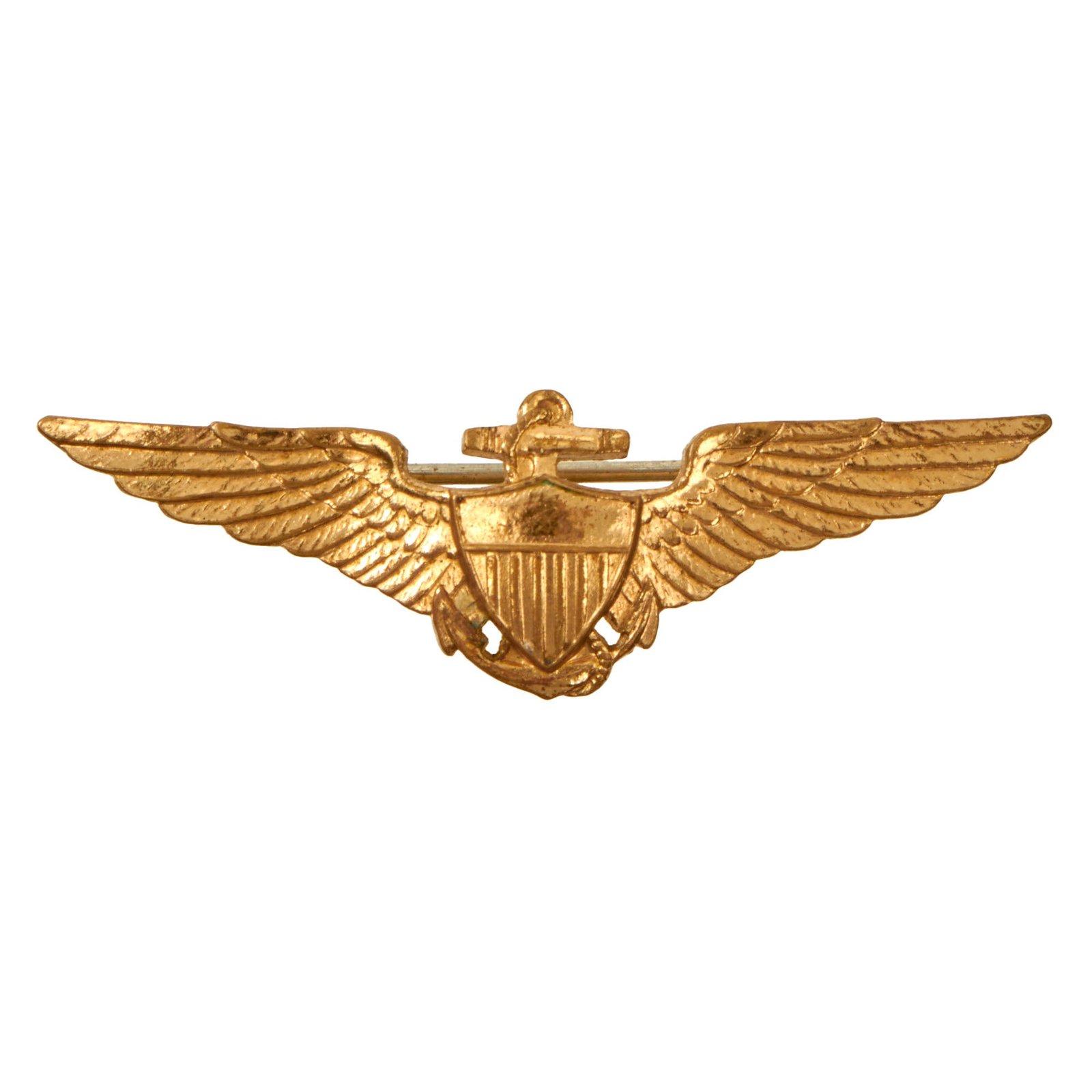 Buy Original U.S. Early 1920s USN Small Pilot Shirt Wing by Robbins Co. | Original Firearms Antique For Sale
