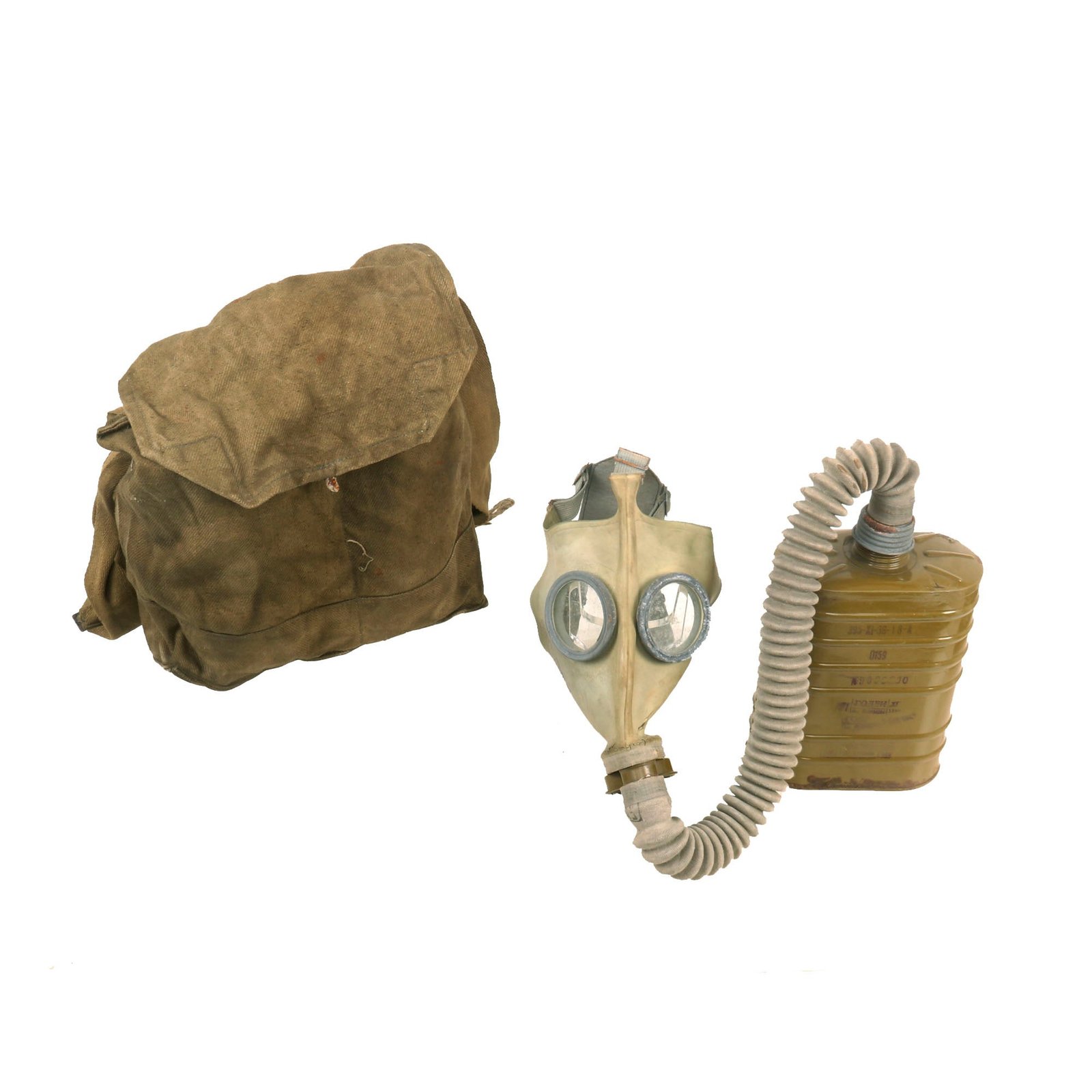 Buy Original Russian Soviet WWII RKKA BN-T4 Model 08 Gas Mask Set - Dated 1944 | Original Firearms Antique For Sale