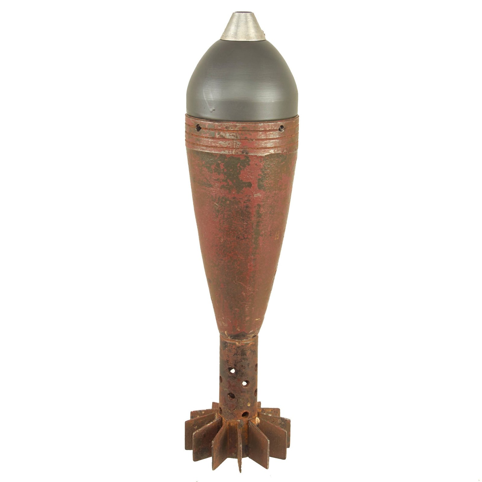 Buy Original German WWII Inert Wgr. 39 HE-Frag Bouncing Mortar Round for 8cm Granatwerfer 34 - GrW 34 | Original Firearms Antique For Sale