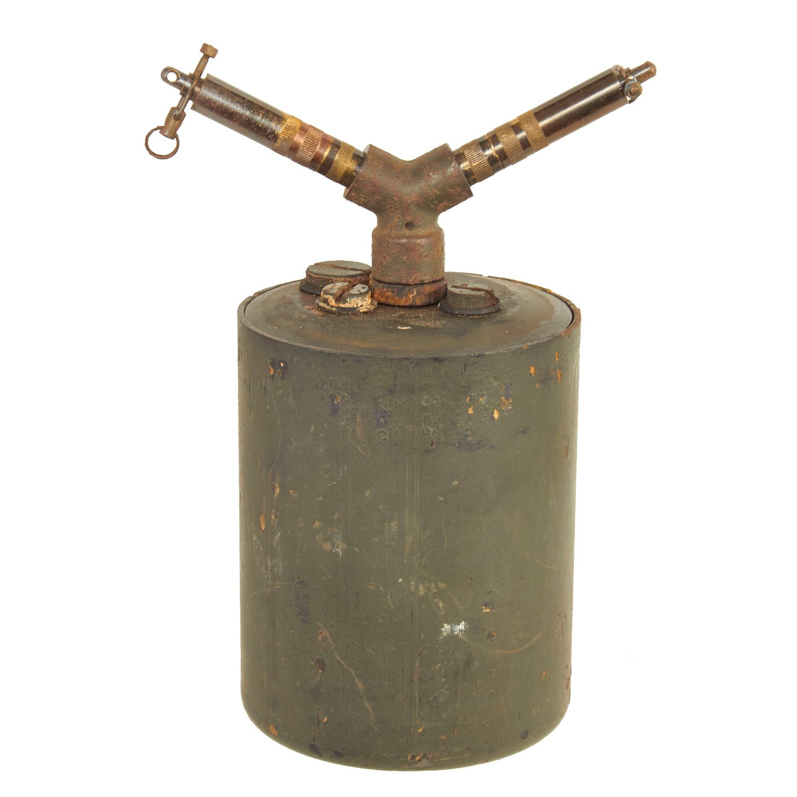 Buy Original WWII German 1940 dated Bouncing Betty S-Mine by HWS with Shrapnel and Mock Explosive | Original Firearms Antique For Sale