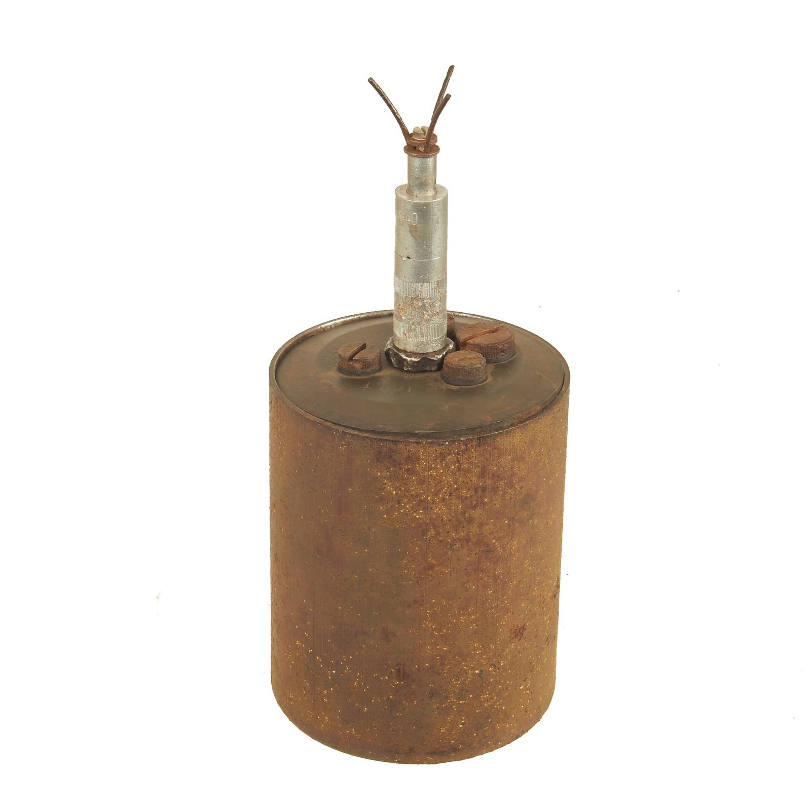 Buy Original WWII German 1940 dated Bouncing Betty S-Mine with Shrapnel and Pressure Fuse | Original Firearms Antique For Sale