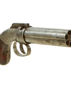 Buy Original U.S. 19th Century Allen & Wheelock 1845 Patent .31cal Percussion Pepperbox Revolver -  Serial 32 | Original Firearms Antique For Sale
