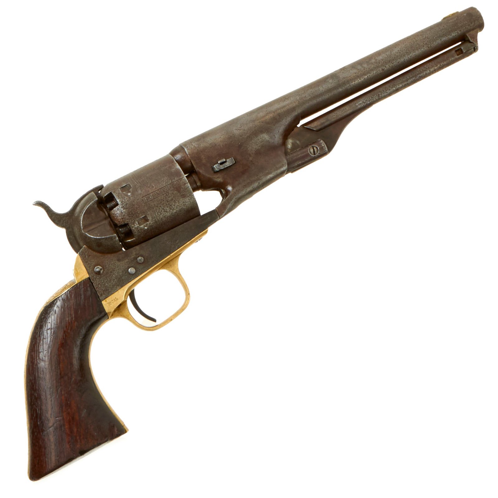 Buy Original U.S. Civil War Colt Model 1861 Navy .36cal Percussion Revolver made in 1862 - Serial No. 8384 | Original Firearms Antique For Sale