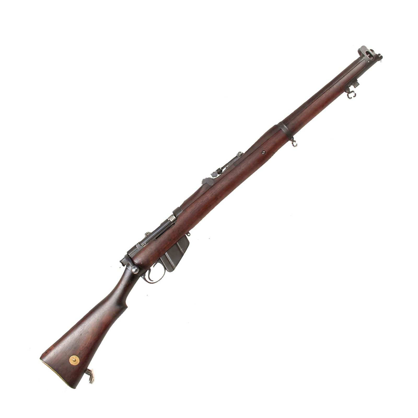 Buy Original British WWI & WWII Lee-Metford MkII dated 1894 Converted to S.M.L.E. in 1905 and then to .22 Trainer - Serial P 25740 | Original Firearms Antique For Sale