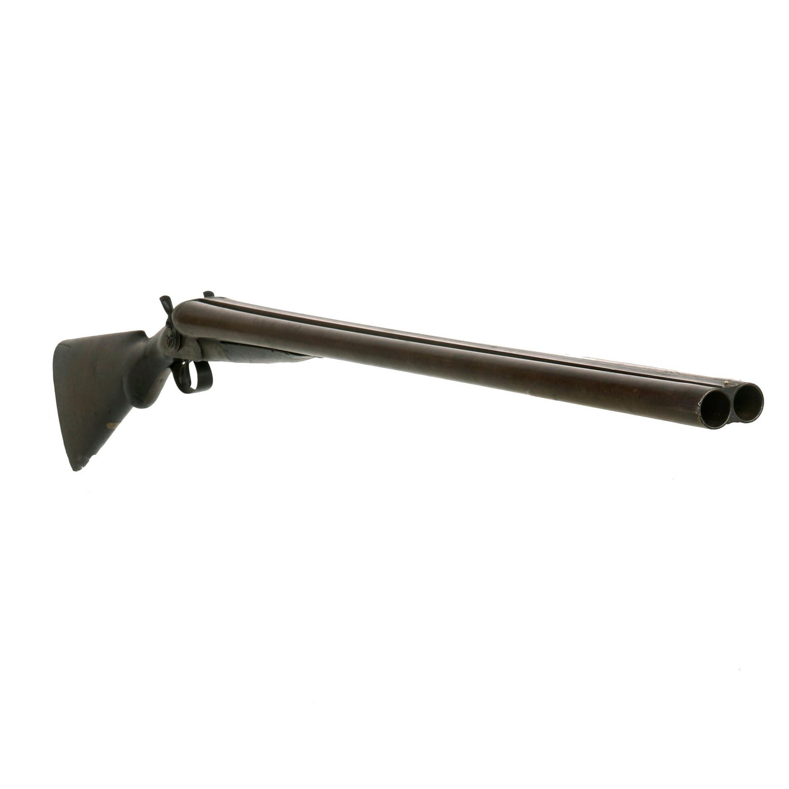 Buy Original British 11 Bore Double Barrel Hammer Shotgun by W. & C. Scott & Son of London Serial 37571 - circa 1880 | Original Firearms Antique For Sale