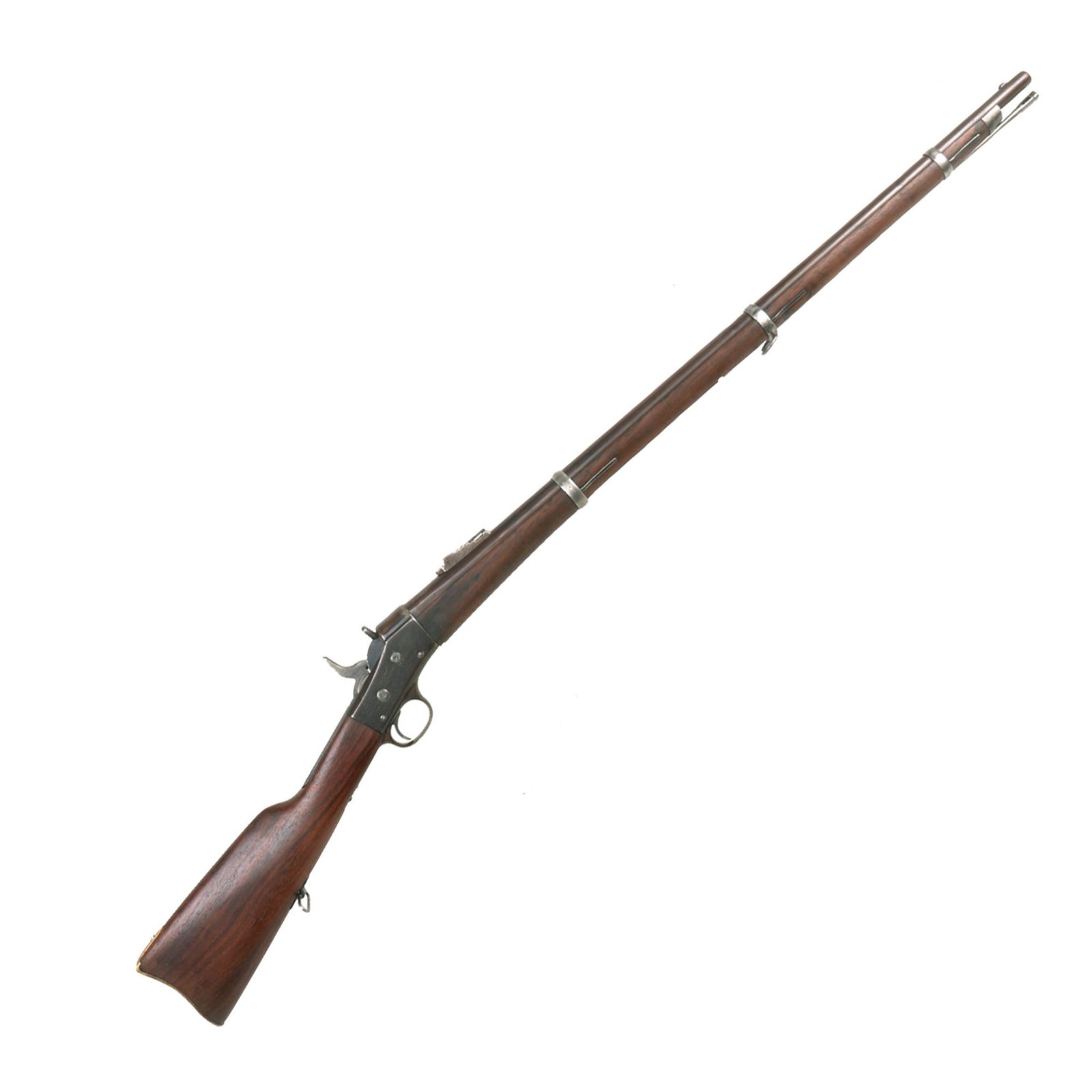 Buy Original U.S. Remington Rolling Block Model 869 Egyptian Contract Rifle with Patent Markings and Belgian Marked Barrel | Original Firearms Antique For Sale