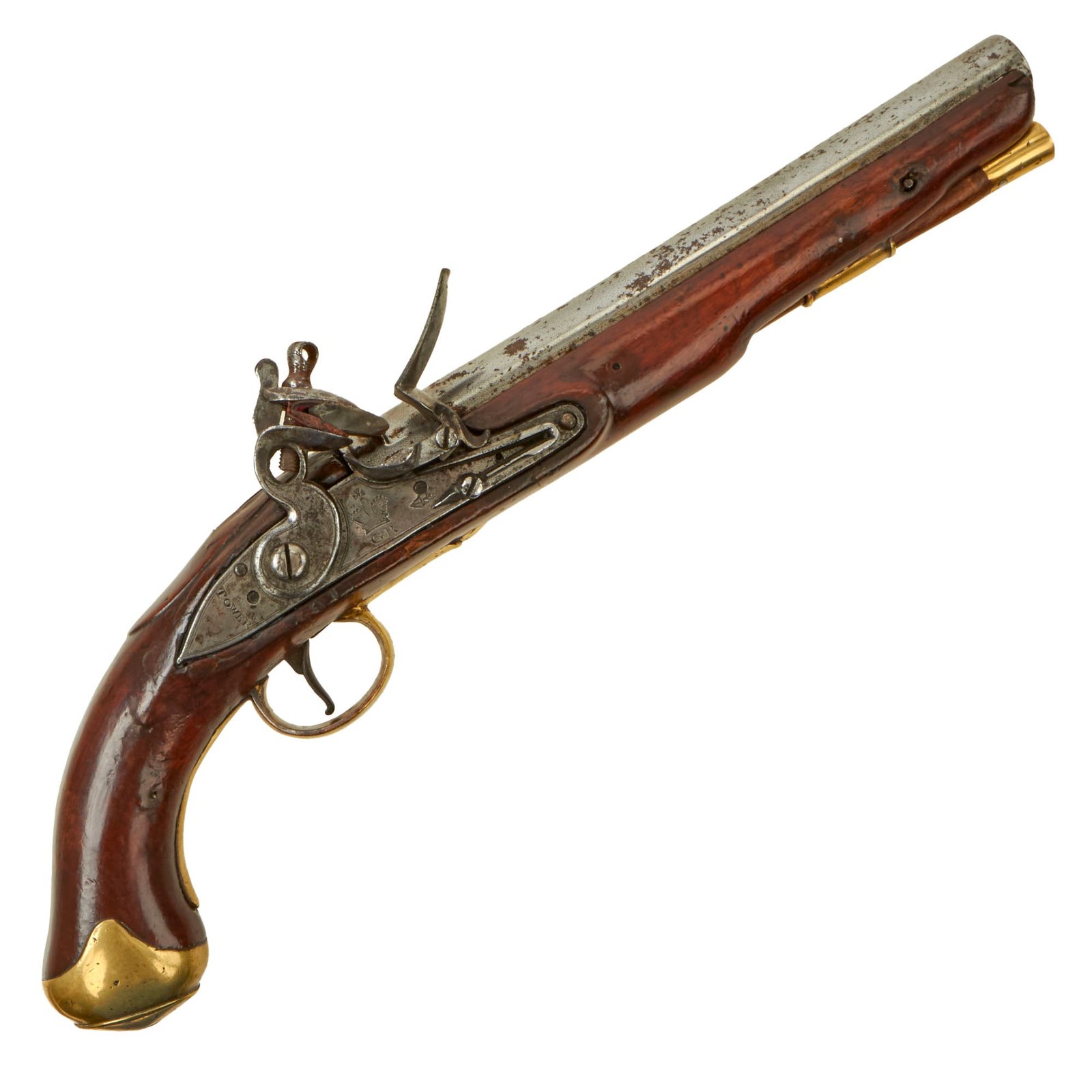 Buy Original British Napoleonic P-1796 Light Dragoon Flintlock Pistol Marked to the 11th Light Dragoons - Waterloo Participant | Original Firearms Antique For Sale