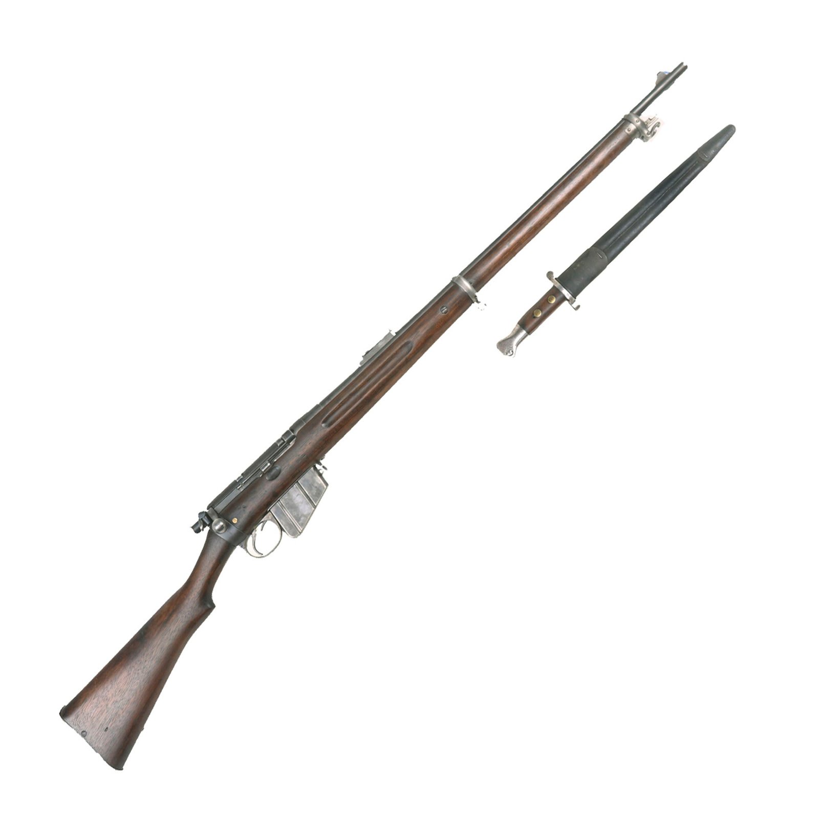 Buy Original Nepalese Gurkha P-1888 .303 Lee-Metford Magazine Rifle - Serial Number ३ (3) with Bayonet & Scabbard | Original Firearms Antique For Sale