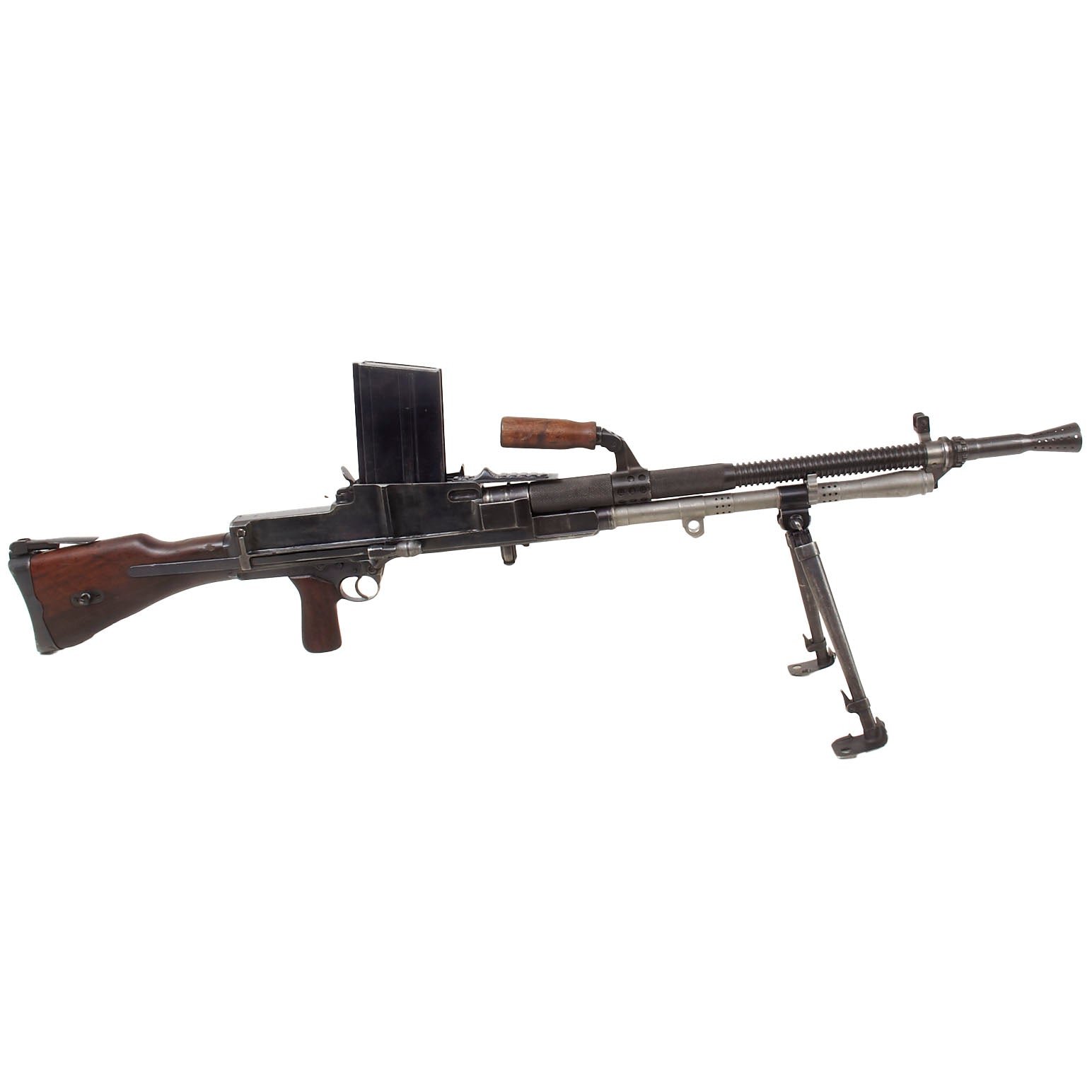 Buy Original Czech Pre-WWII Yugoslavian Contract ZB-30J German MG30(t) Display Machine Gun with Waffenamt WaA63 Marked Magazine | Original Firearms Antique For Sale