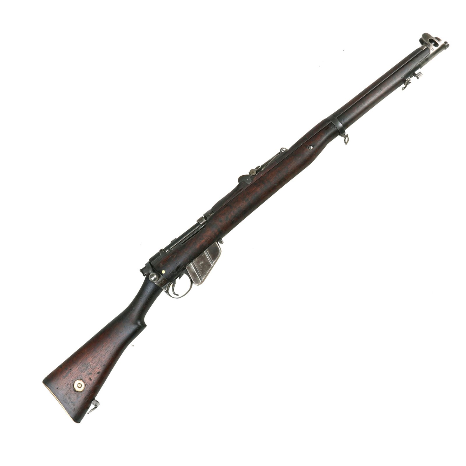 Buy Original British WWI & WWII Lee-Enfield MkI Dated 1897 Converted to S.M.L.E. in 1905 and then to .22 Trainer - Serial N 4699 | Original Firearms Antique For Sale