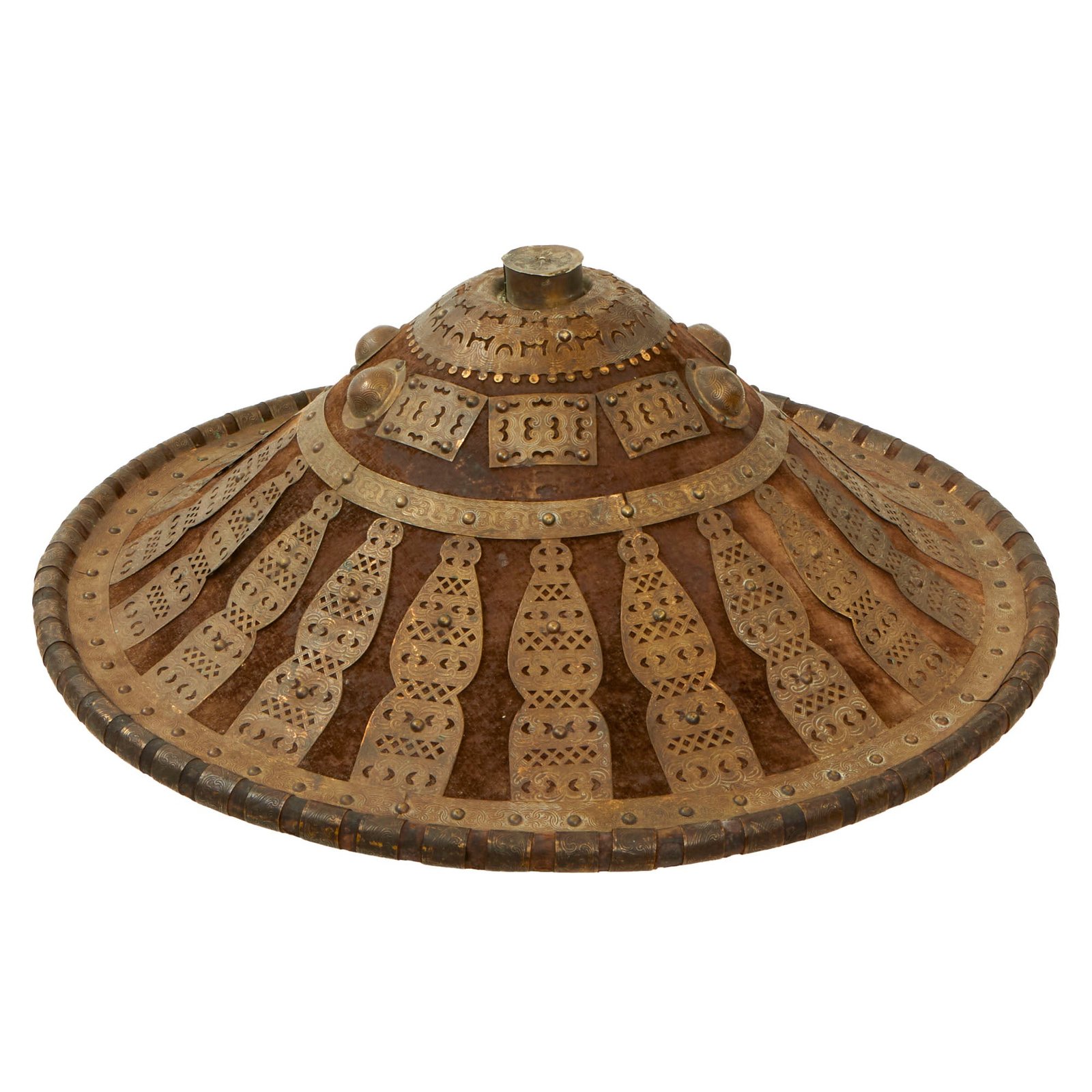 Buy Original Victorian Sudanese Mahdi Wars African Dervish Targe Shield Supposedly Taken at Battle of Omdurman | Original Firearms Antique For Sale