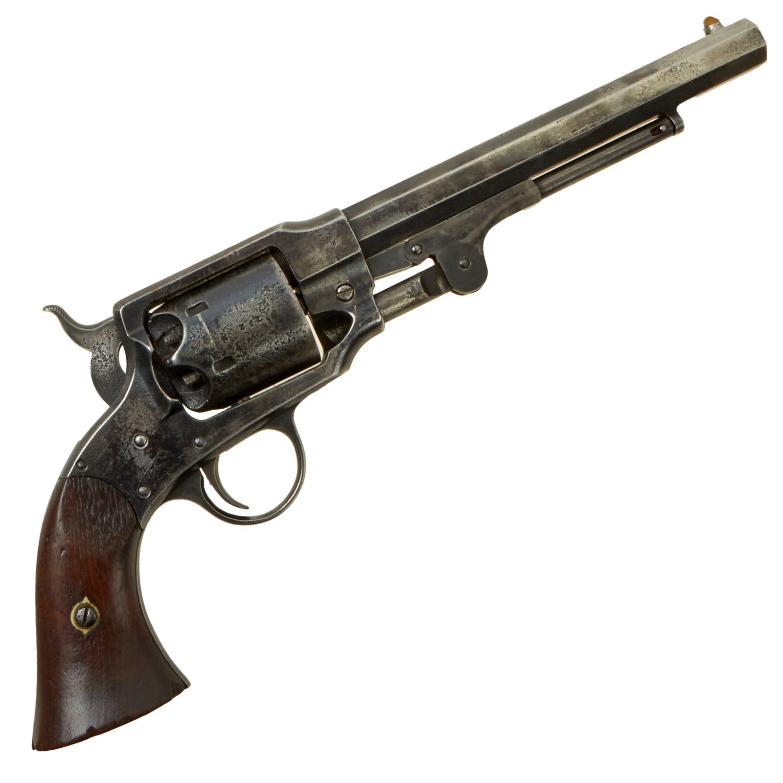 Buy Original U.S. Civil War Early Rogers & Spencer Army Model .44 Percussion Revolver - Matching Serial 732 | Original Firearms Antique For Sale