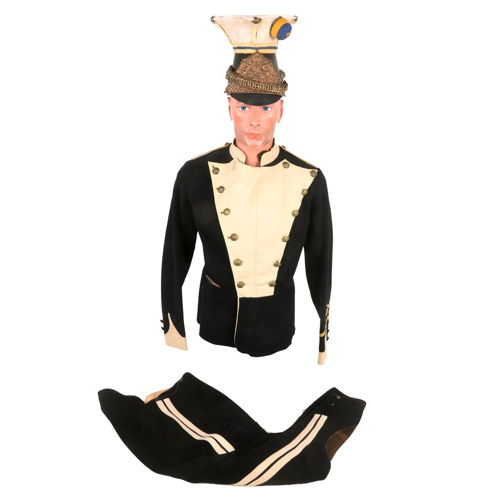 Buy Original British Victorian Era 17th Lancers Swordsman Uniform & Chapka Helmet - Duke of Cambridge's Own - Death or Glory | Original Firearms Antique For Sale