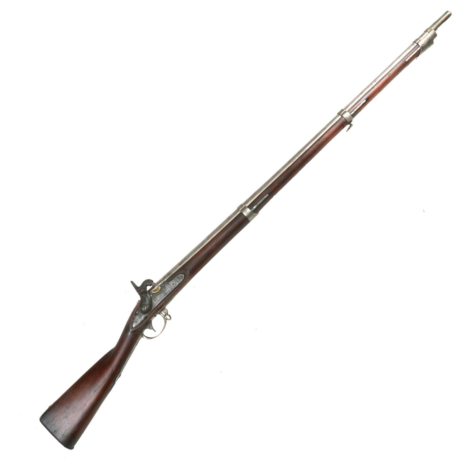 Buy Original U.S. Model 1816 Contract Musket by Lemuel Pomeroy - Percussion Cone in Barrel Conversion - dated 1821 | Original Firearms Antique For Sale