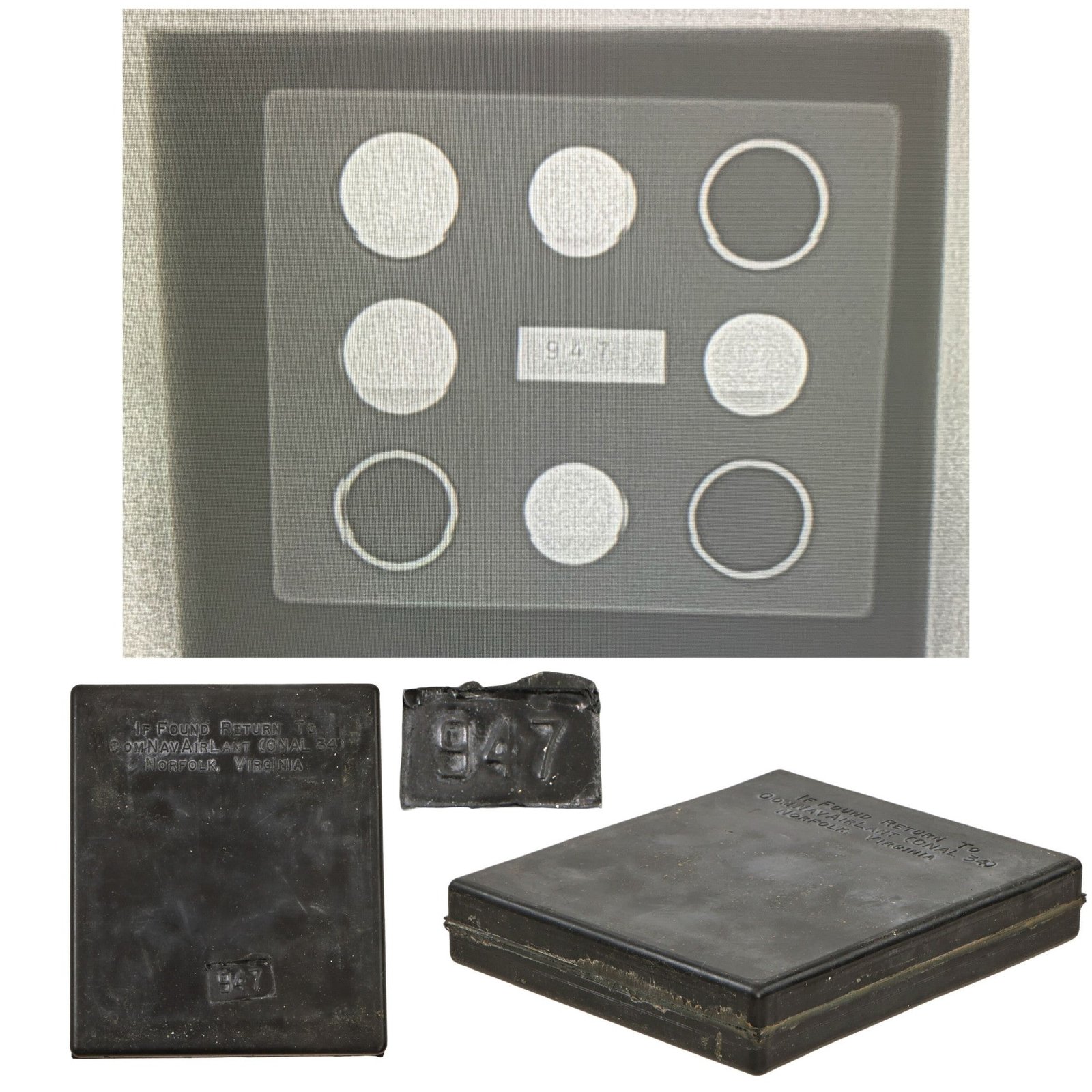 Original U.S. WWII Navy Atlantic Escape and Evasion Gold Barter Kit - Sealed and X-Rayed - Serial # 947