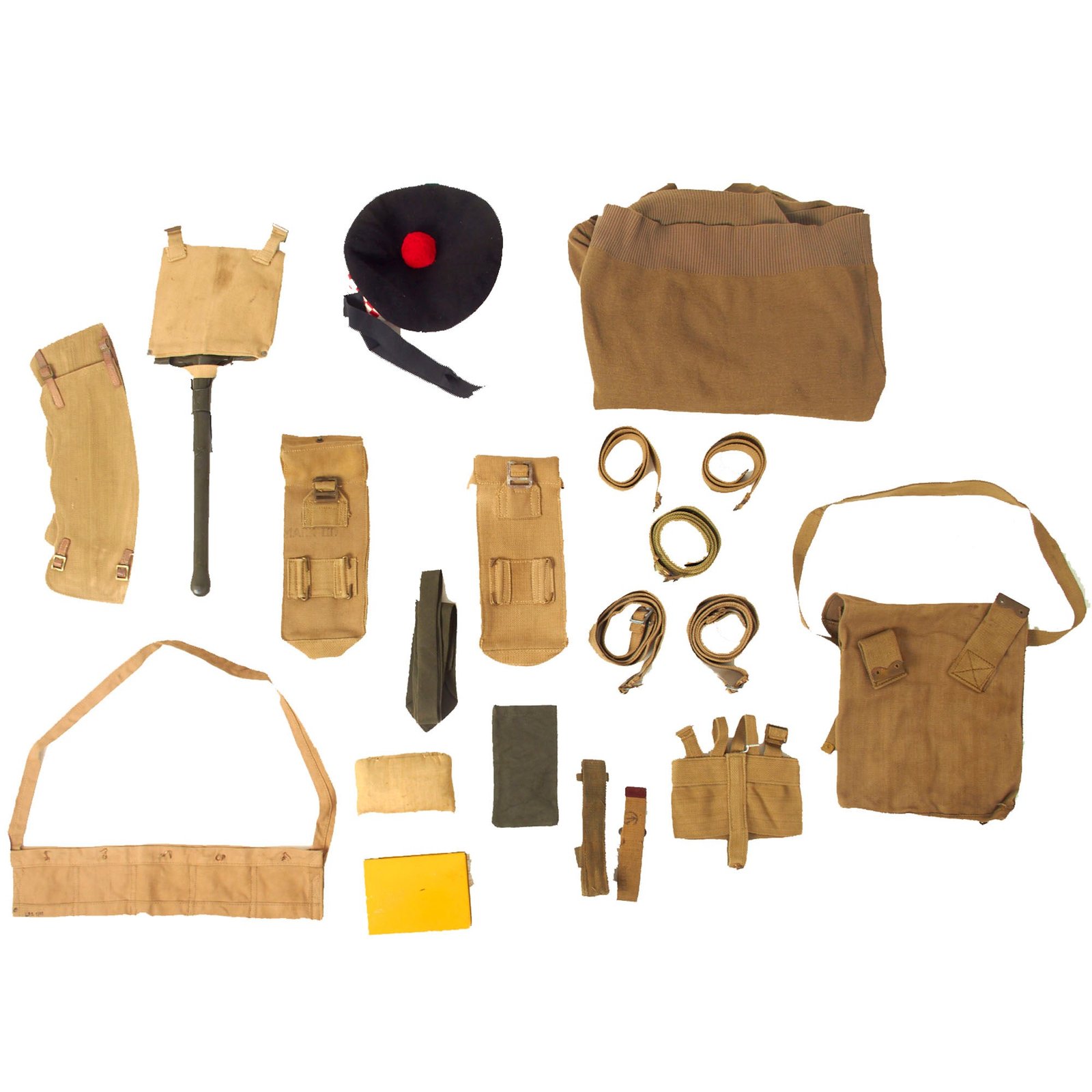 Buy Original and Reproduction WWII / Korean War British & Commonwealth Army Issue P37 Field Gear Lot - 20 Items | Original Firearms Antique For Sale