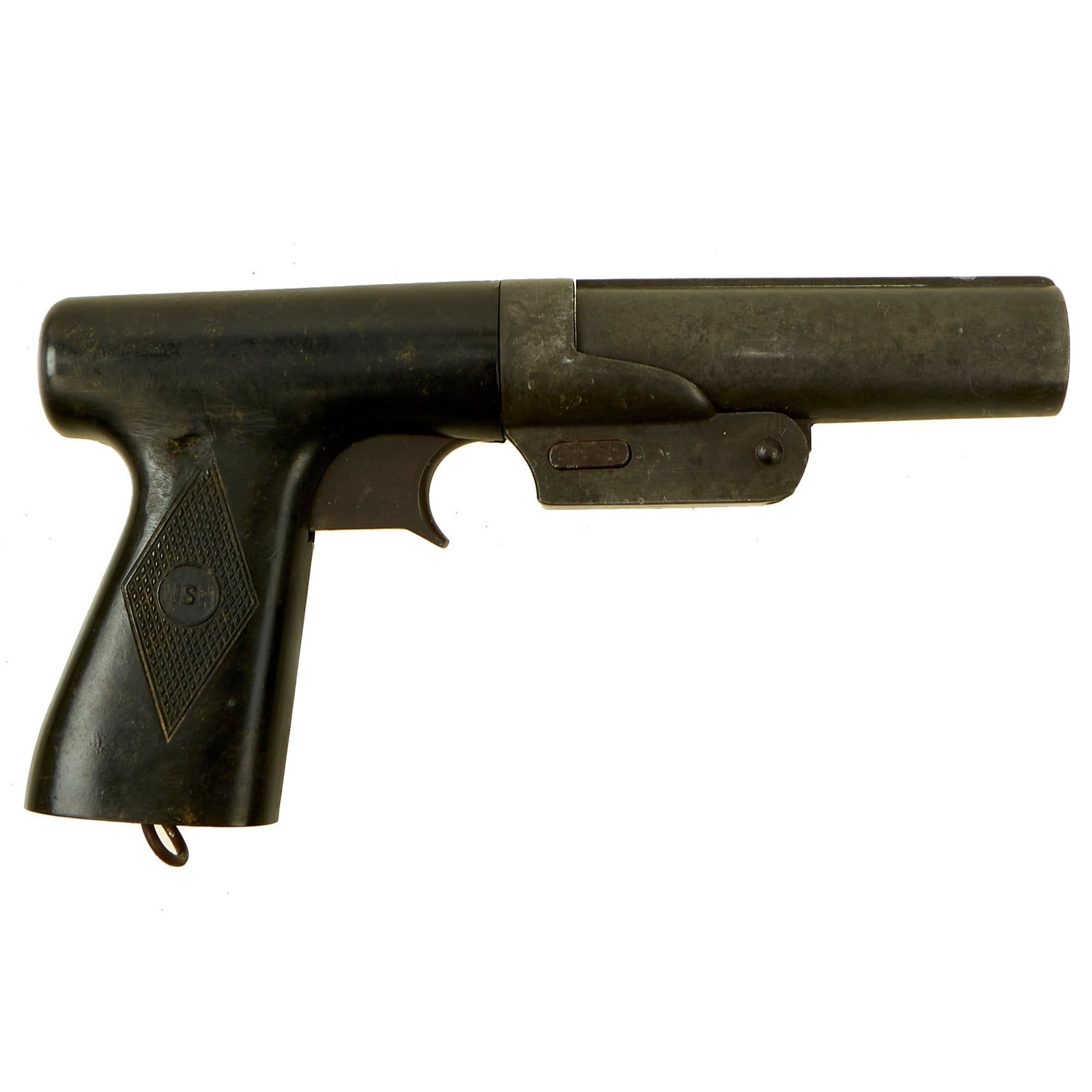 Buy Original U.S. Pre WWII U.S. Navy 25mm Sedgley Mark 5 Signal Flare Pistol | Original Firearms Antique For Sale