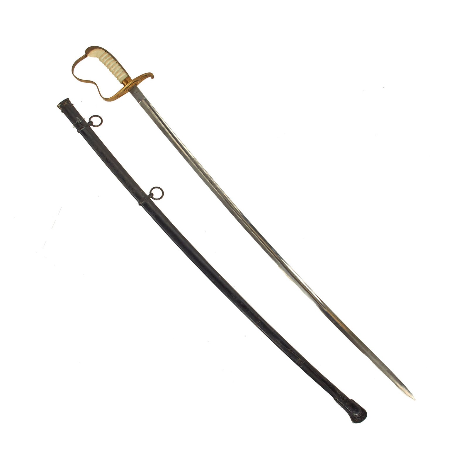 Buy Original Imperial German WWI Bavarian Model 1855 Officer Sword with Scabbard | Original Firearms Antique For Sale
