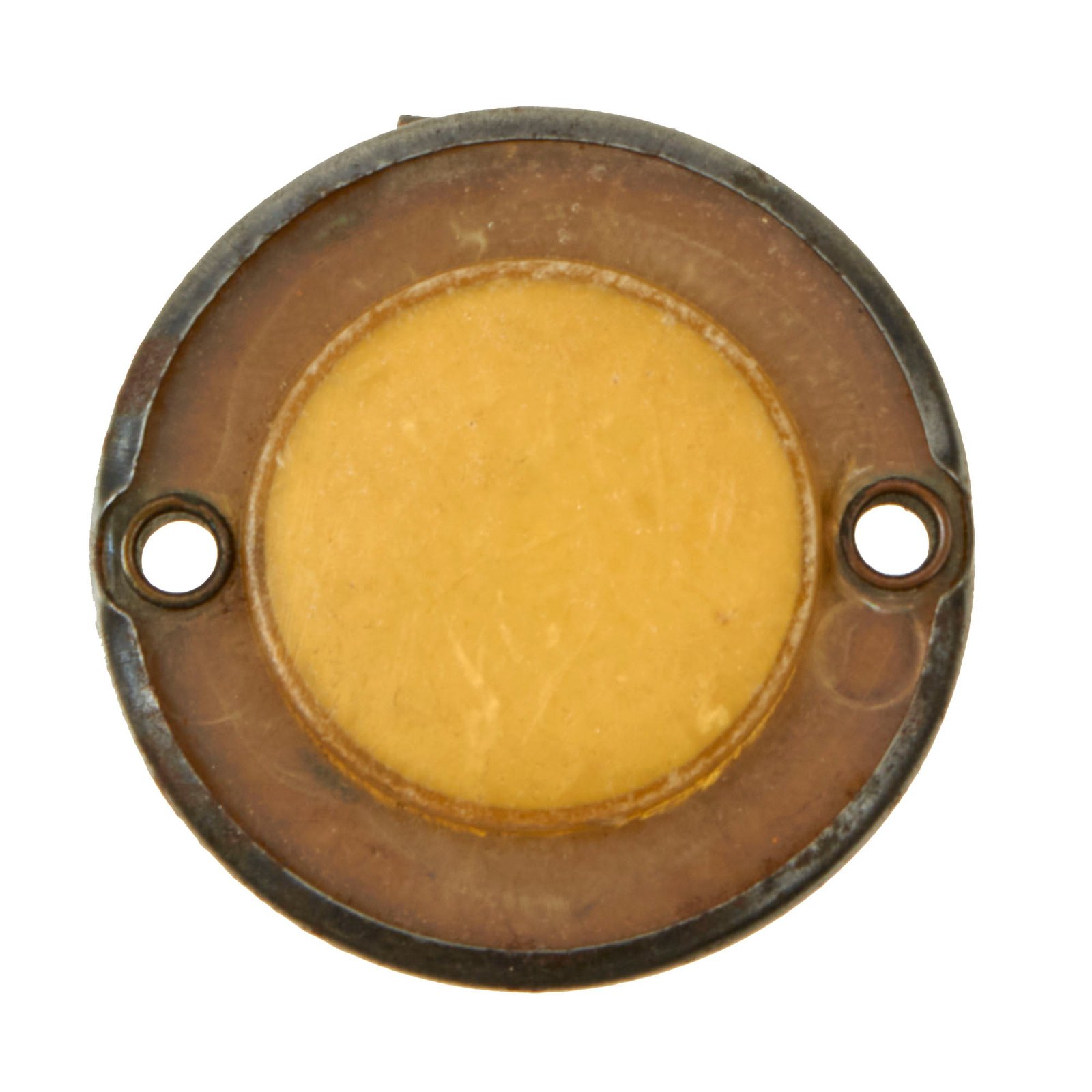 Buy Original U.S. WWII Paratrooper D-Day Normandy Invasion Clip On Luminous Disc Helmet Marker | Original Firearms Antique For Sale