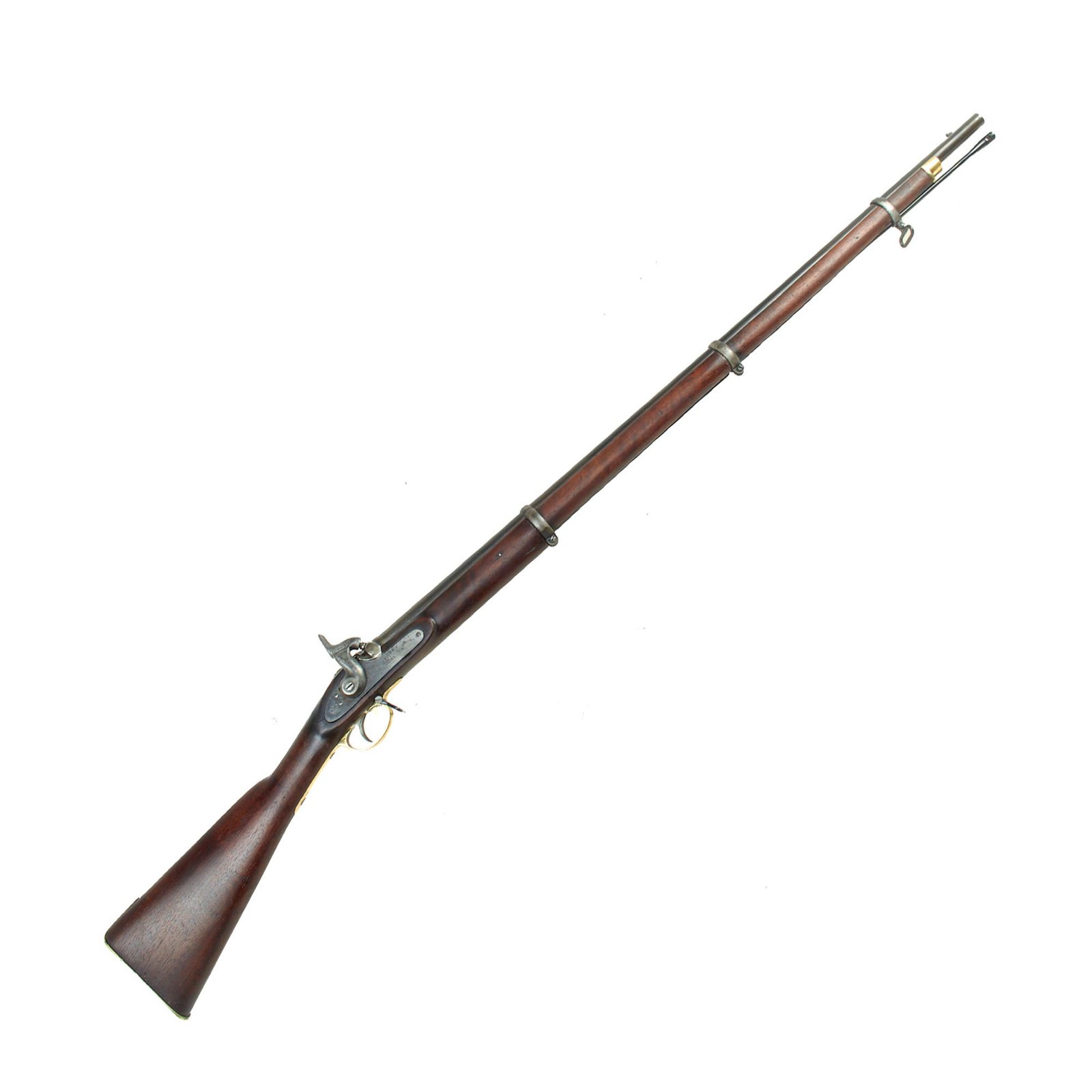 Buy Original U.S. Civil War 3rd Model P-1853 Enfield Three Band Percussion Export Rifle - Marked 1862 Tower | Original Firearms Antique For Sale
