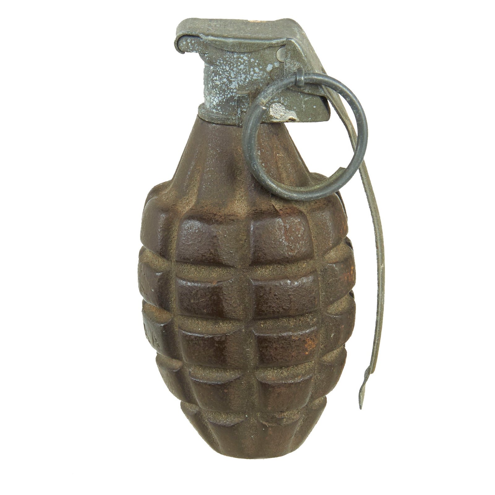 Buy Original U.S. WWII Inert MkII Pineapple Grenade with M10A3 Fuze by American Armament Corporation | Original Firearms Antique For Sale