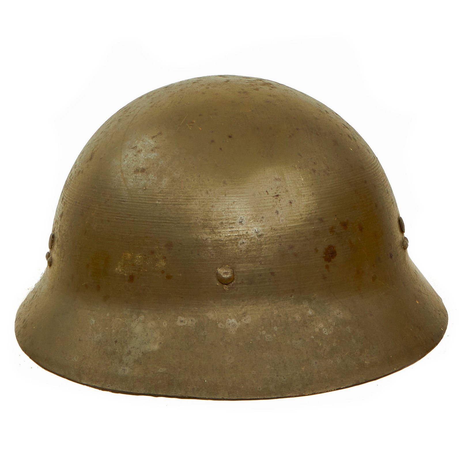 Buy Original Imperial Japanese Army WWII Type 90 Civil Defense Helmet with Kanji Markings | Original Firearms Antique For Sale