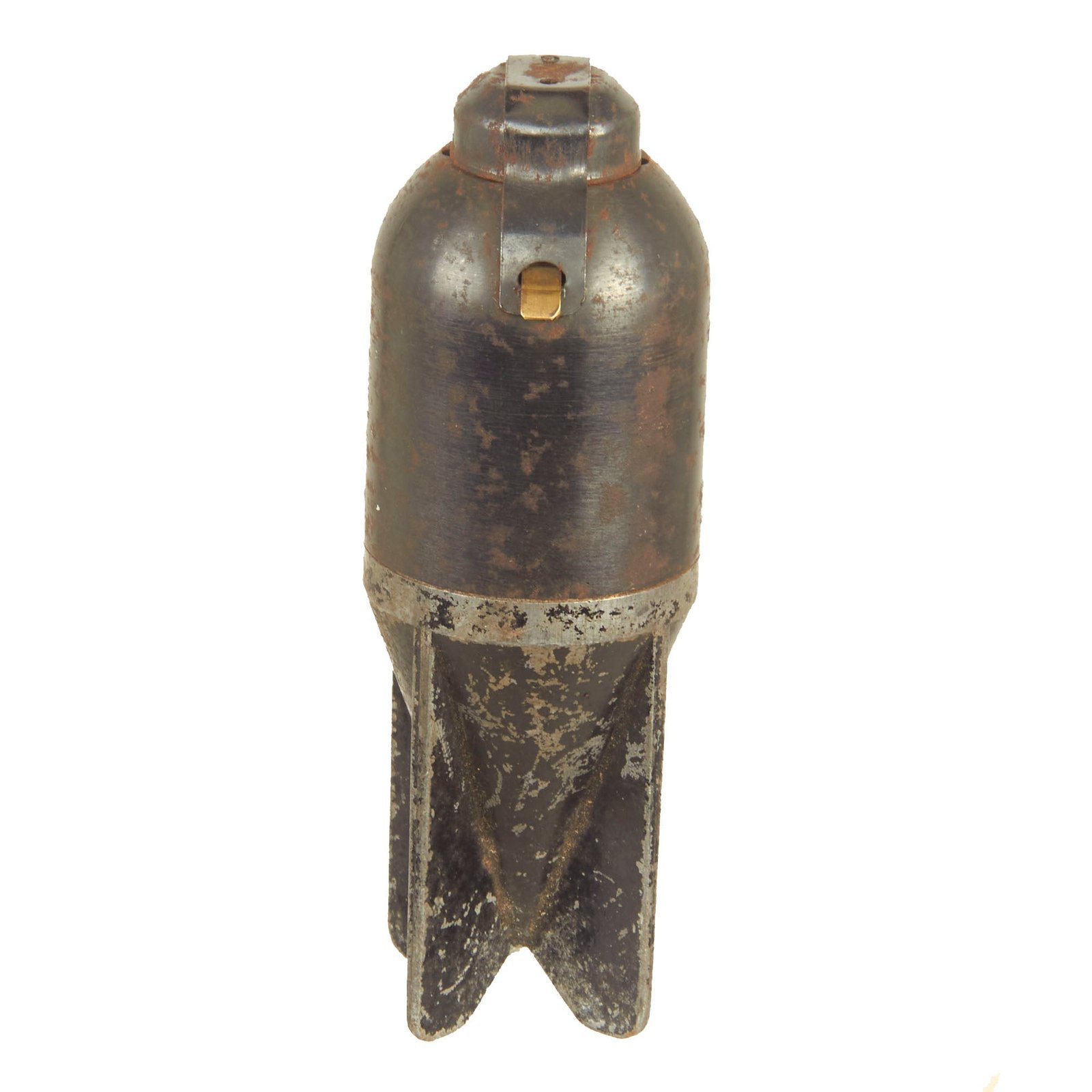 Buy Original Italian WWII "Red Devil" 45mm Brixia Model 35 Mortar Bomb dated 1940 - Inert | Original Firearms Antique For Sale