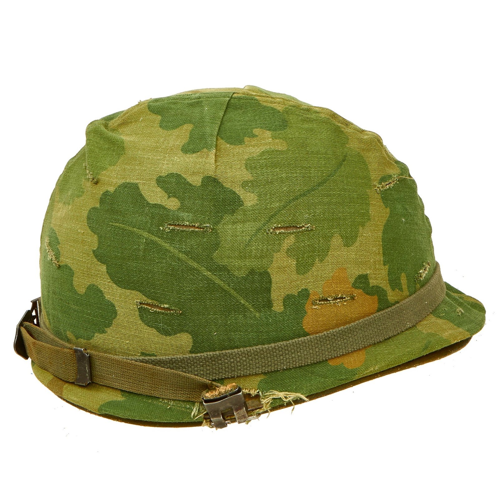 Buy Original U.S. Vietnam M1 Helmet with Reversible Camouflage Cover and Liner - Complete | Original Firearms Antique For Sale