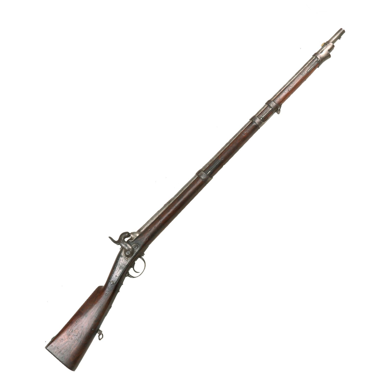 Buy Original Rare U.S. Civil War Import Belgian Made Saxon Model 1851 "Dresden" Rifle by P.J. Malherbe of Liège Serial 14588 - Circa 1860 | Original Firearms Antique For Sale
