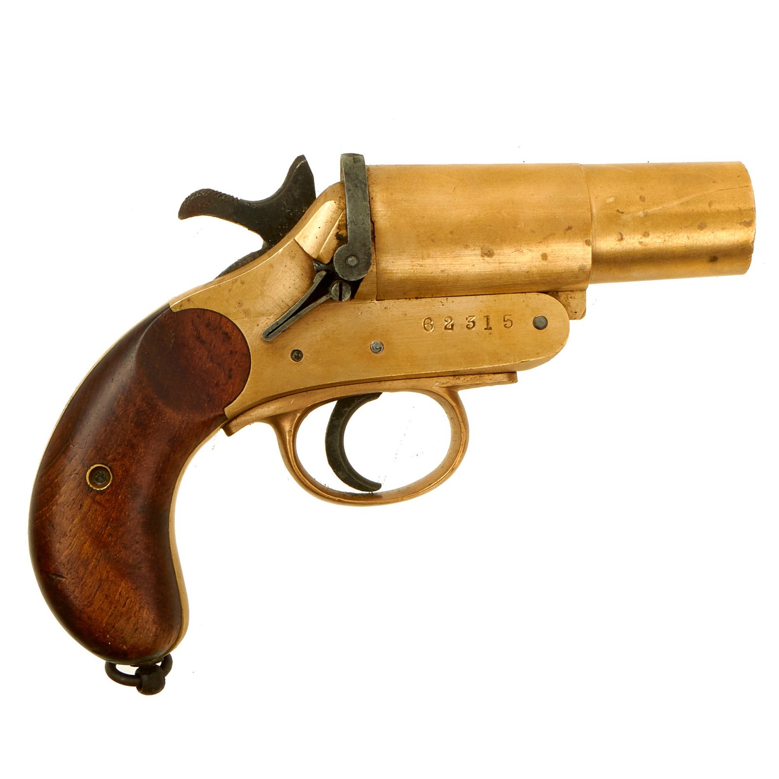 Buy Original British WWI 1916 dated MkIII Cogswell & Harrison Brass Flare Gun | Original Firearms Antique For Sale