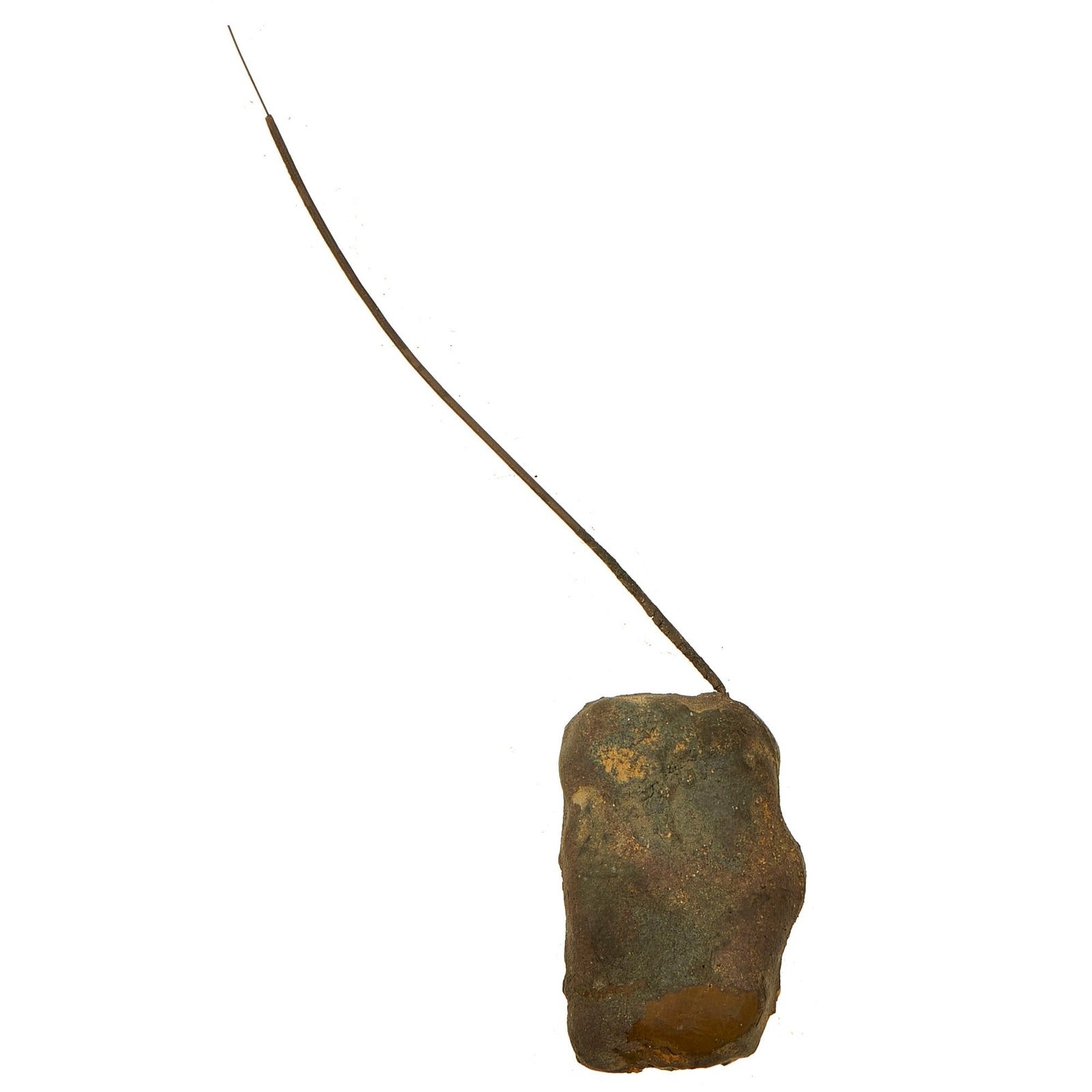 Buy Original U.S. Vietnam War Central Intelligence Agency Ho Chi Minh Trail Covert Seismic Sensor / Listening Device Camouflaged as “Monkey Poop” Rock | Original Firearms Antique For Sale