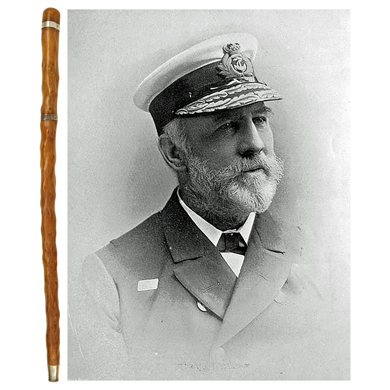 Buy Original Victorian Era Royal Navy Named Silver Mounted Walking Swagger Stick of Admiral Sir William Robert Kennedy, Commander-in-Chief, The Nore | Original Firearms Antique For Sale