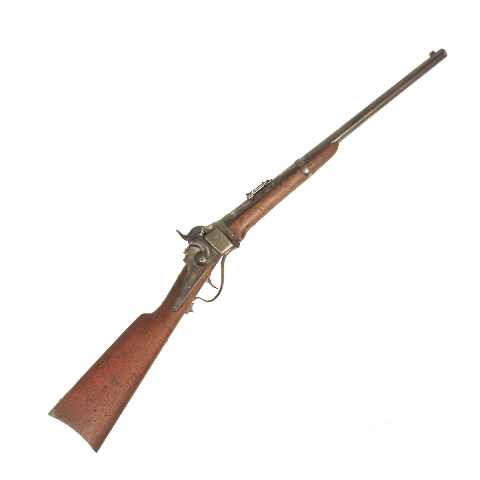 Buy Original U.S. Civil War Sharps New Model 1863 Saddle-Ring Carbine Converted to .50-70 Govt. - Serial C,8263 | Original Firearms Antique For Sale
