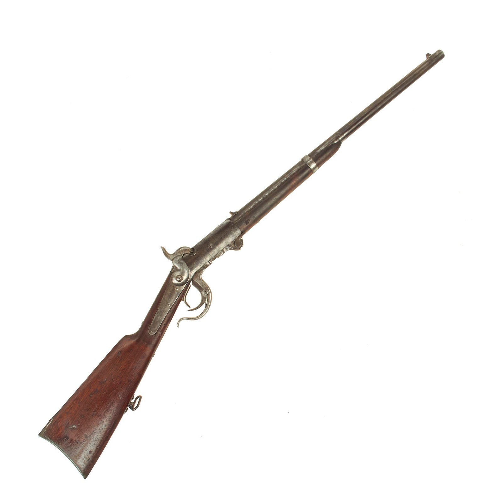 Buy Original U.S. Civil War Fifth Model 1864 Burnside Saddle Ring Cavalry Carbine - Matching Serial 24214 | Original Firearms Antique For Sale