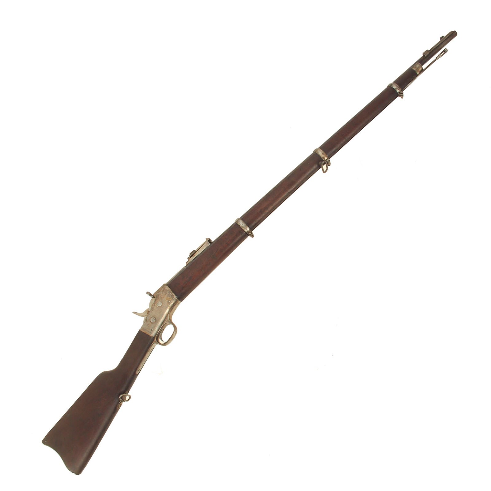 Buy Original Argentine Remington Rolling Block Model 1879 E.N. Infantry Rifle in .43 Spanish Caliber | Original Firearms Antique For Sale