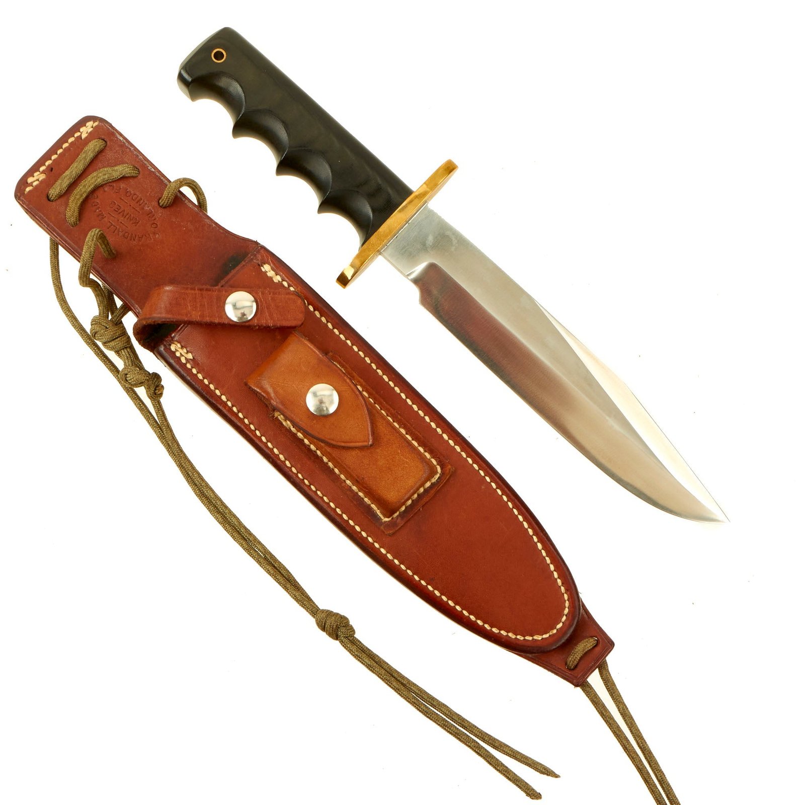 Buy Original U.S. Vietnam War Era Randall Model 14 “Attack” Fighting Knife with Original Sheath and Whetstone | Original Firearms Antique For Sale