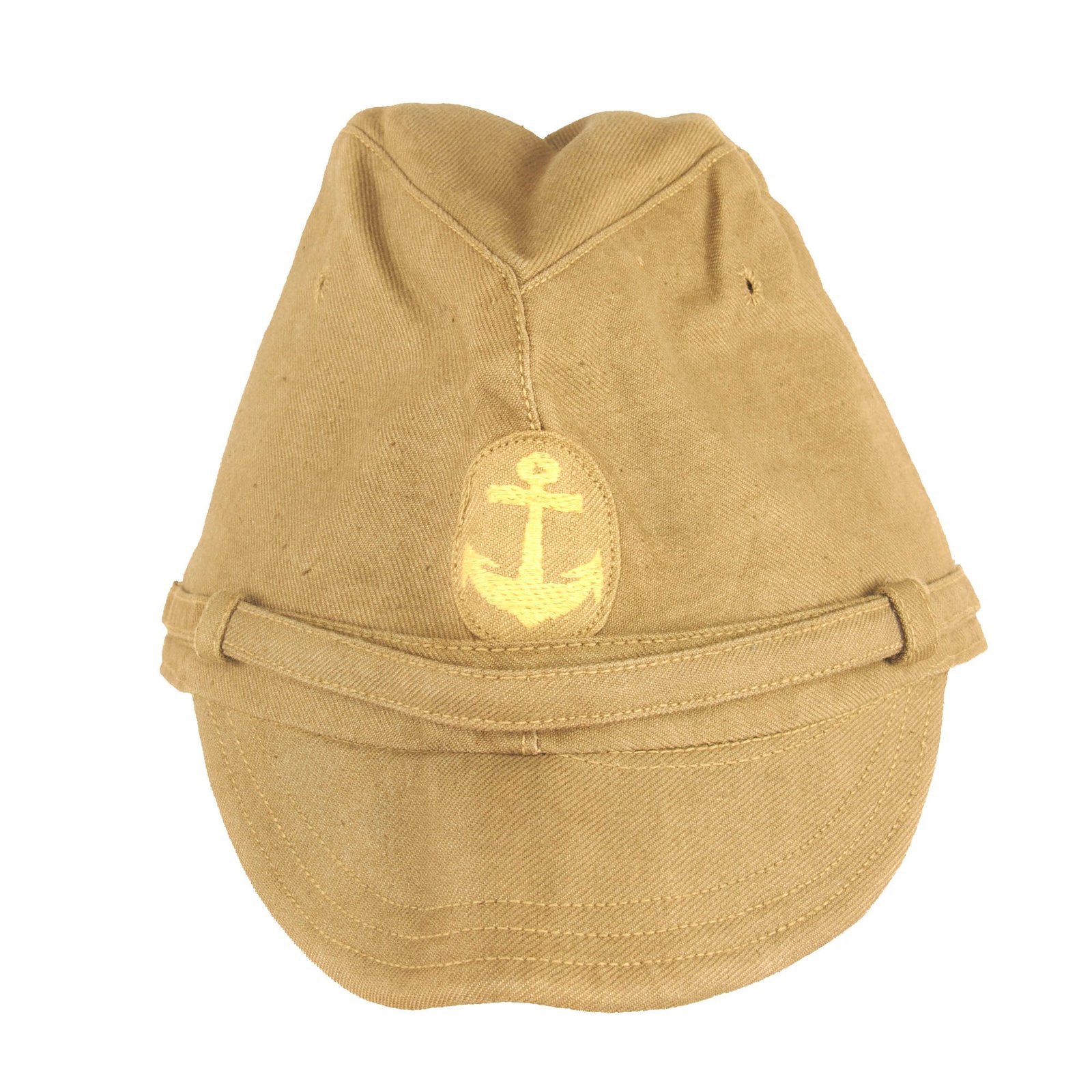 Buy Original Japanese WWII Naval Landing Forces Officer Cotton Forage Cap dated 1944 - SNLF | Original Firearms Antique For Sale