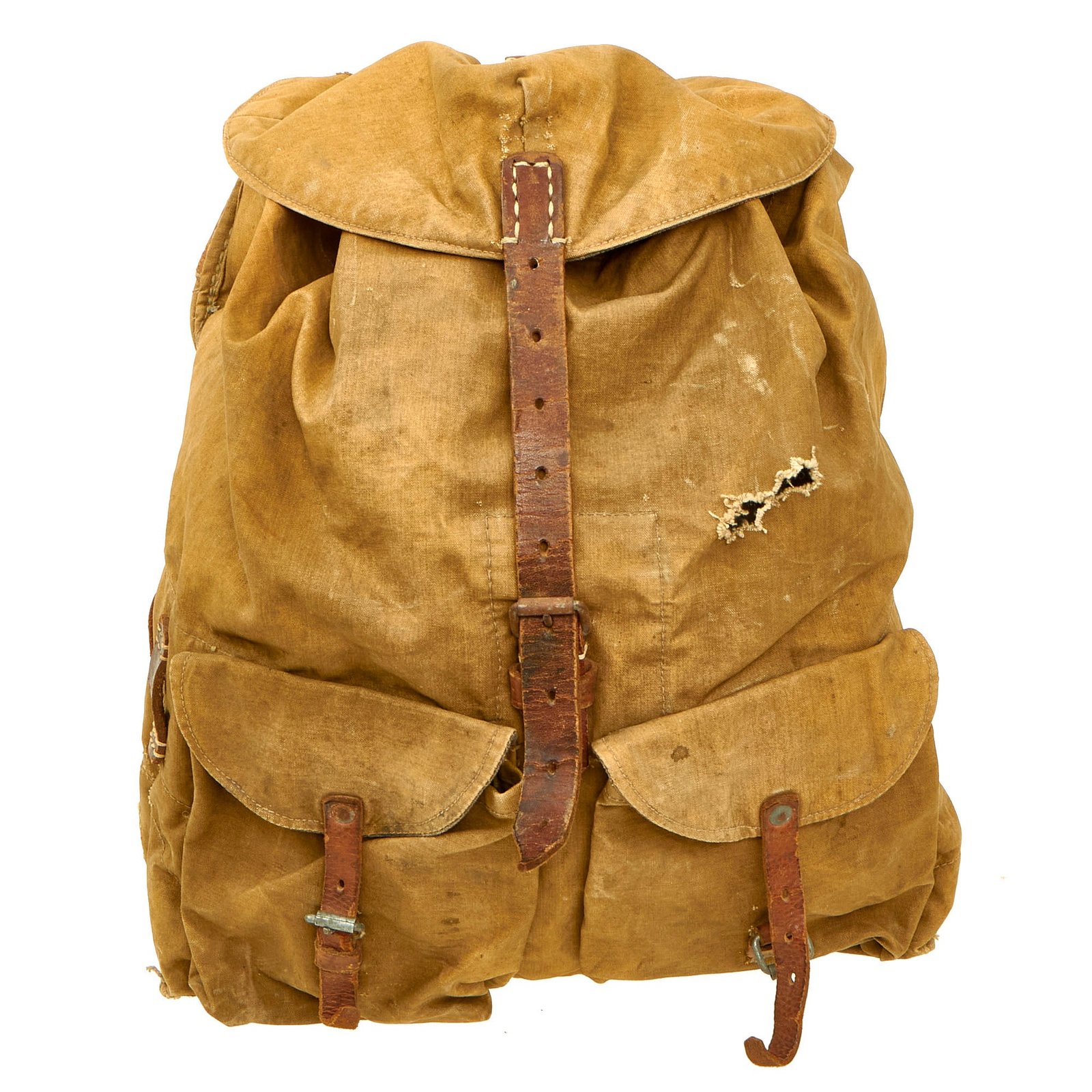Buy Original Soviet Pre-WWII M36 Rucksack With Leather Straps | Original Firearms Antique For Sale
