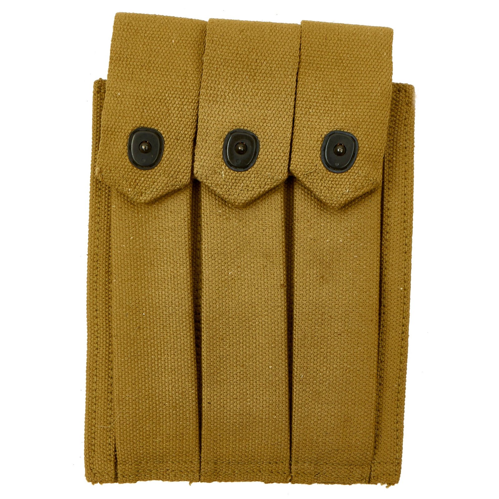 Buy Original U.S. WWII USMC 1944 Dated Thompson .45 Submachine Gun Magazine Pouch by Russell Mfg. Co. | Original Firearms Antique For Sale